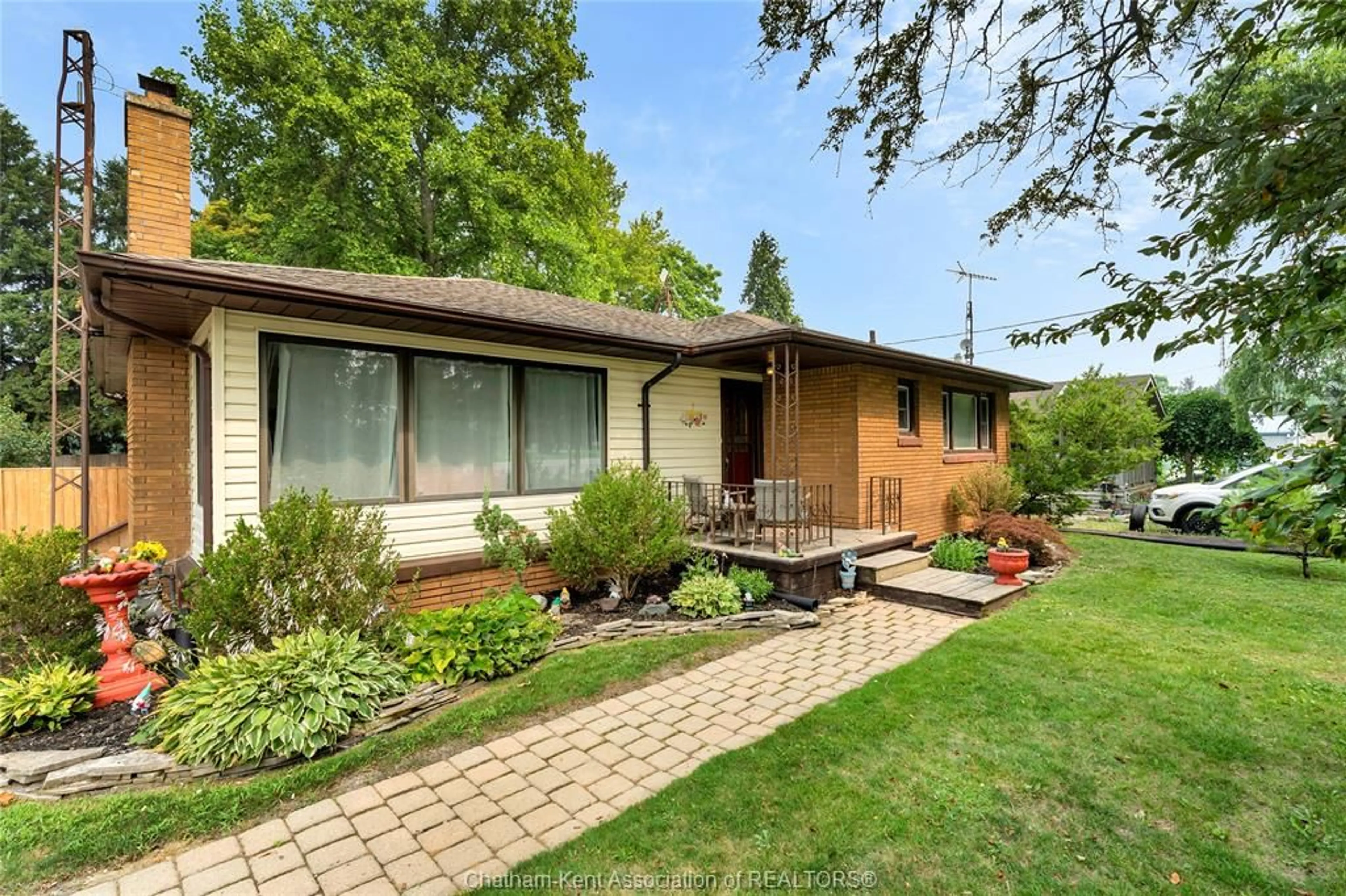 Home with brick exterior material, street for 9467 LONGWOODS Rd, Chatham Township Ontario N7M 5J7