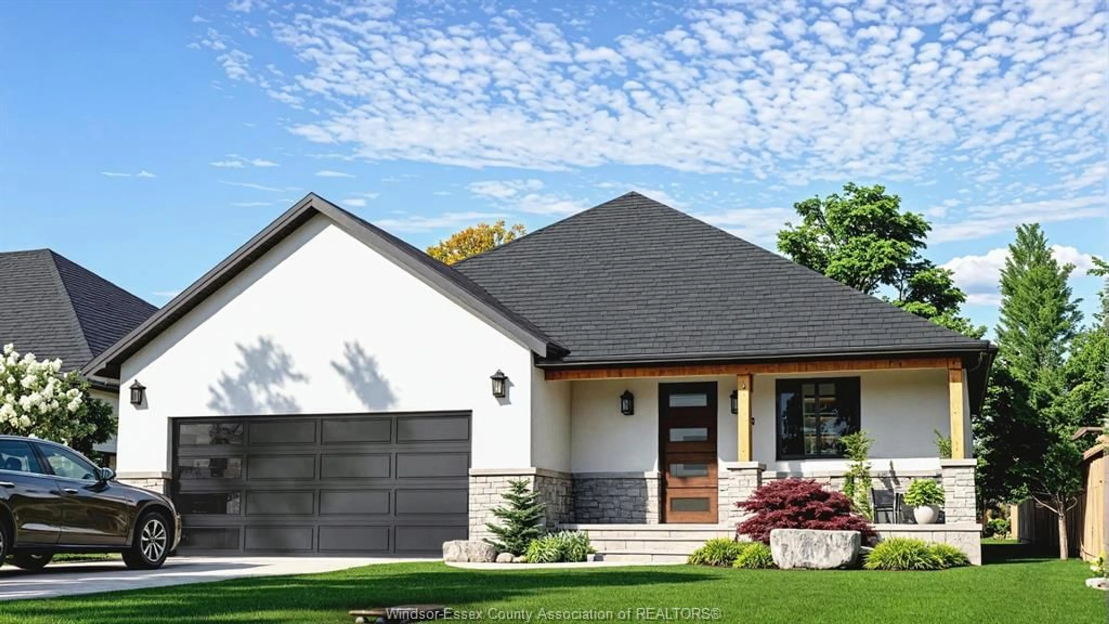 Home with vinyl exterior material, street for 160 AMBASSADOR BEACH Rd #LOT 15, Essex Ontario N0R 1G0