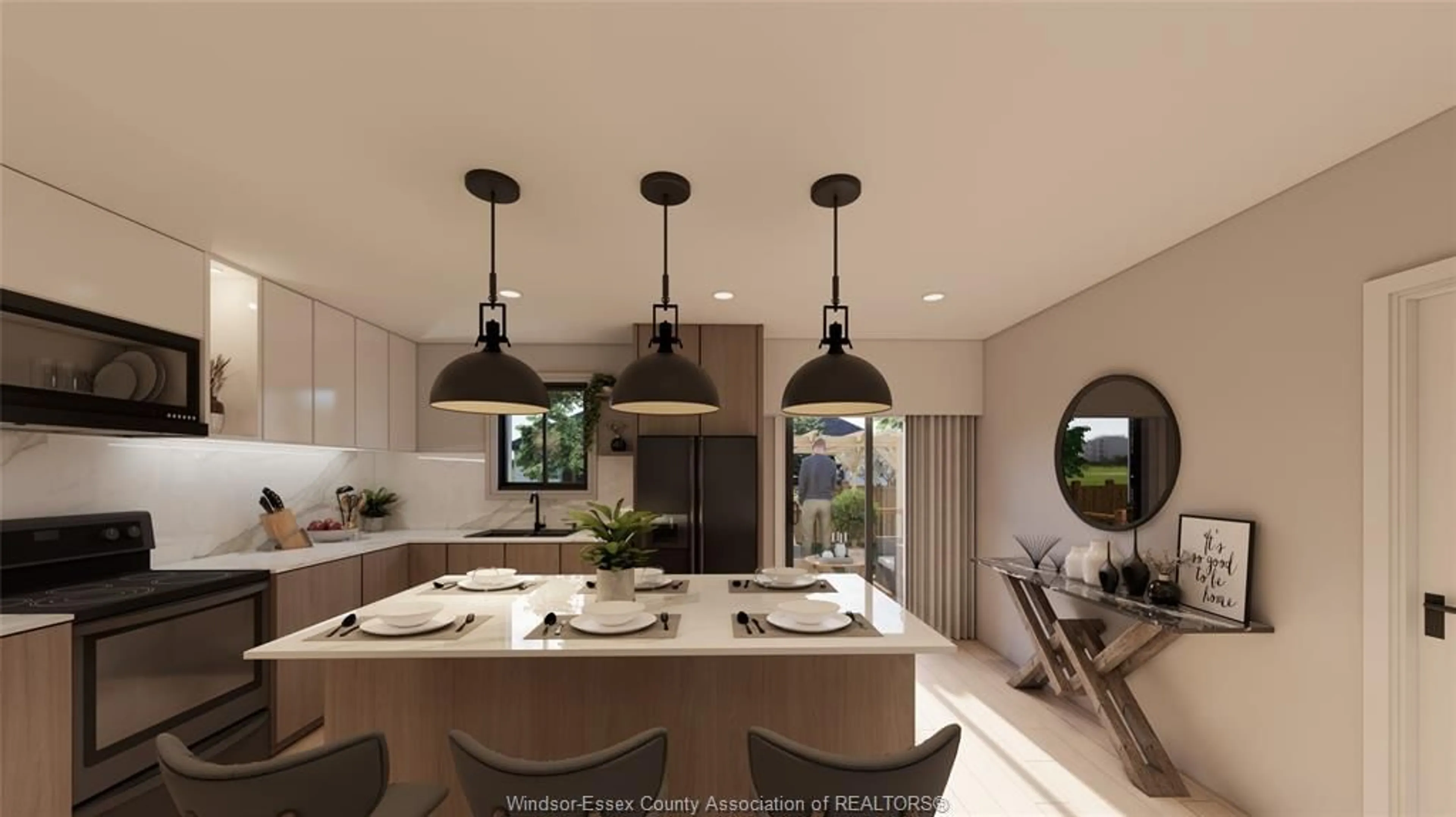 Open concept kitchen, unknown for 160 AMBASSADOR BEACH Rd #LOT 15, Essex Ontario N0R 1G0