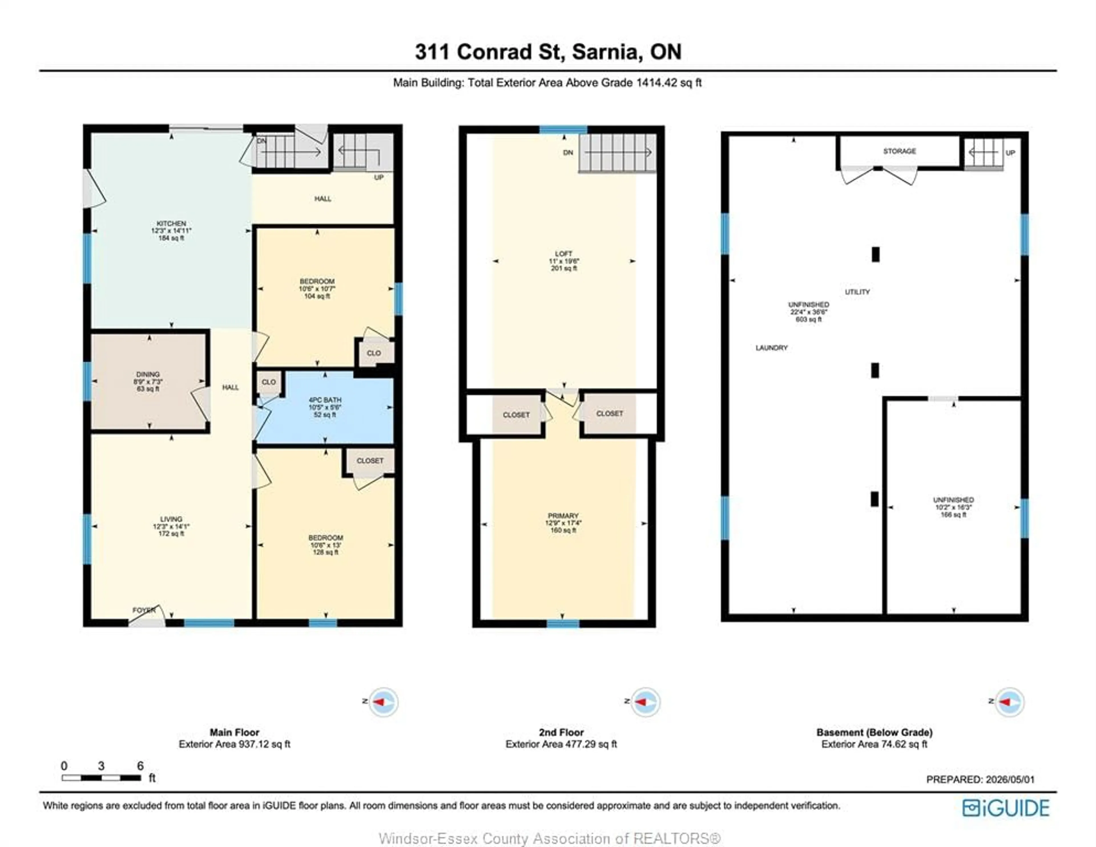 Floor plan for 311 CONRAD St, Sarnia Ontario N7T 3K4