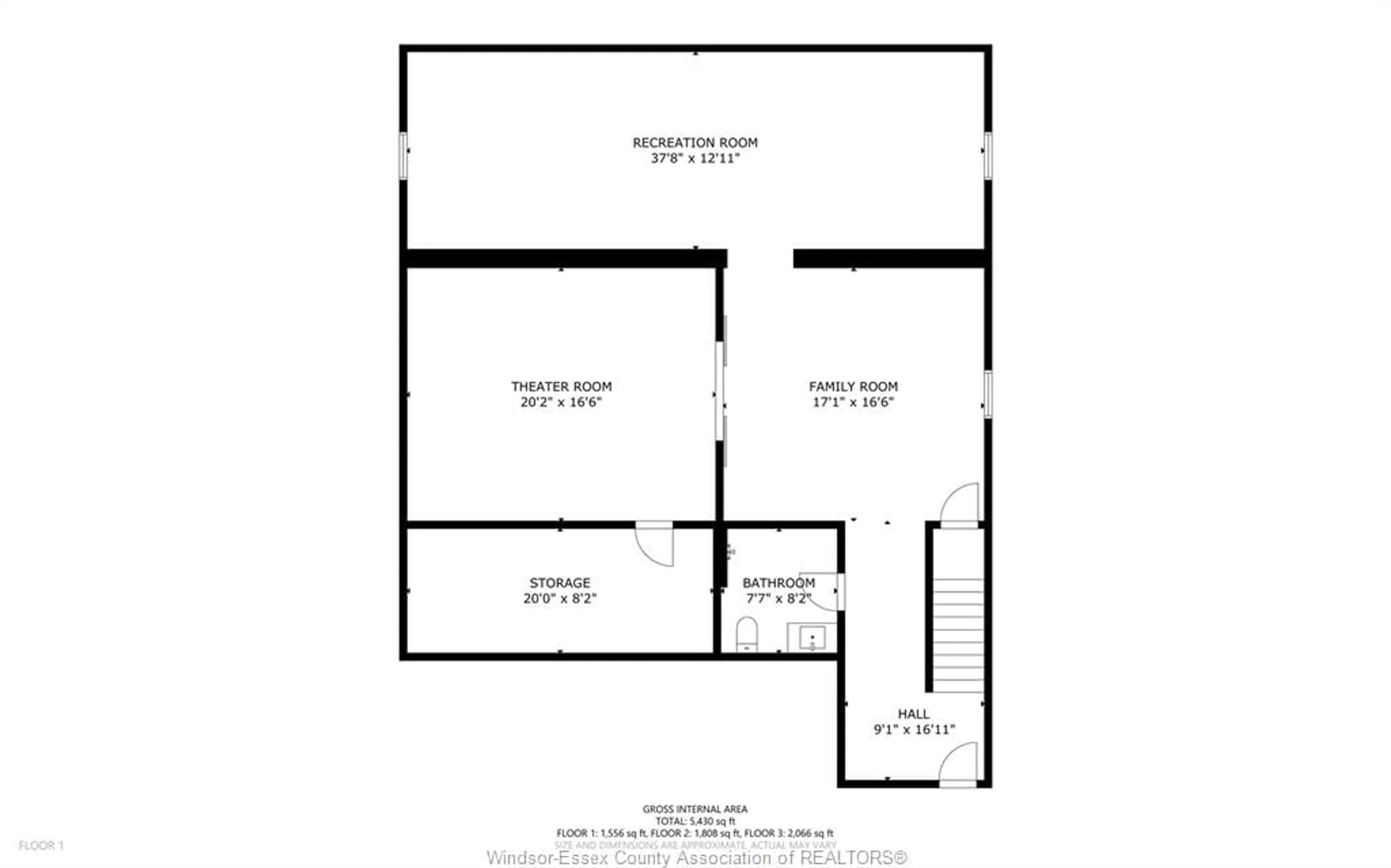 Floor plan for 180 MILL St, Lakeshore Ontario N0R 1A0