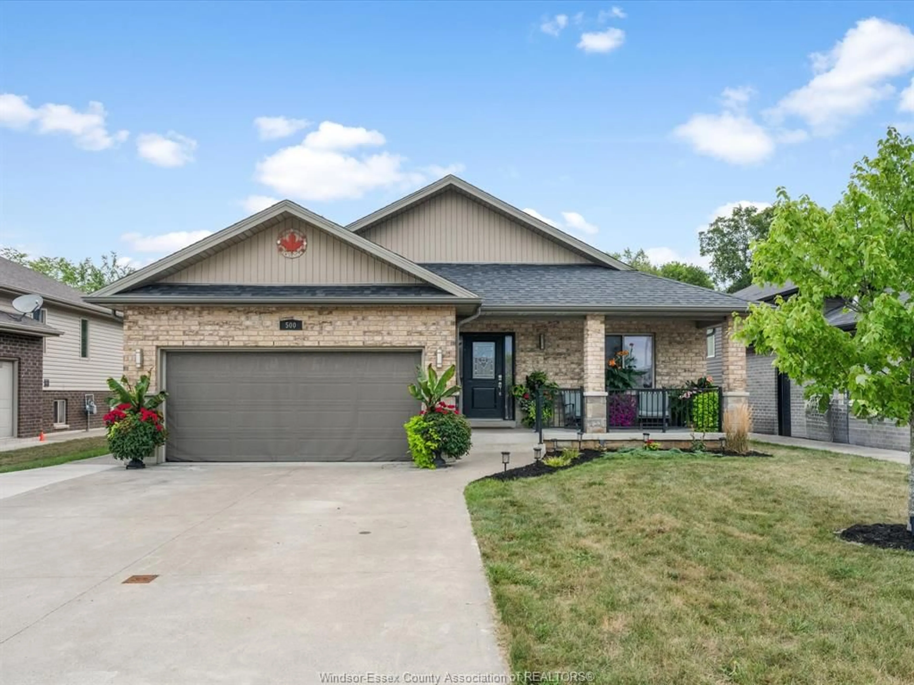 Home with brick exterior material, street for 500 BROWN Cres, Amherstburg Ontario N9V 0B9