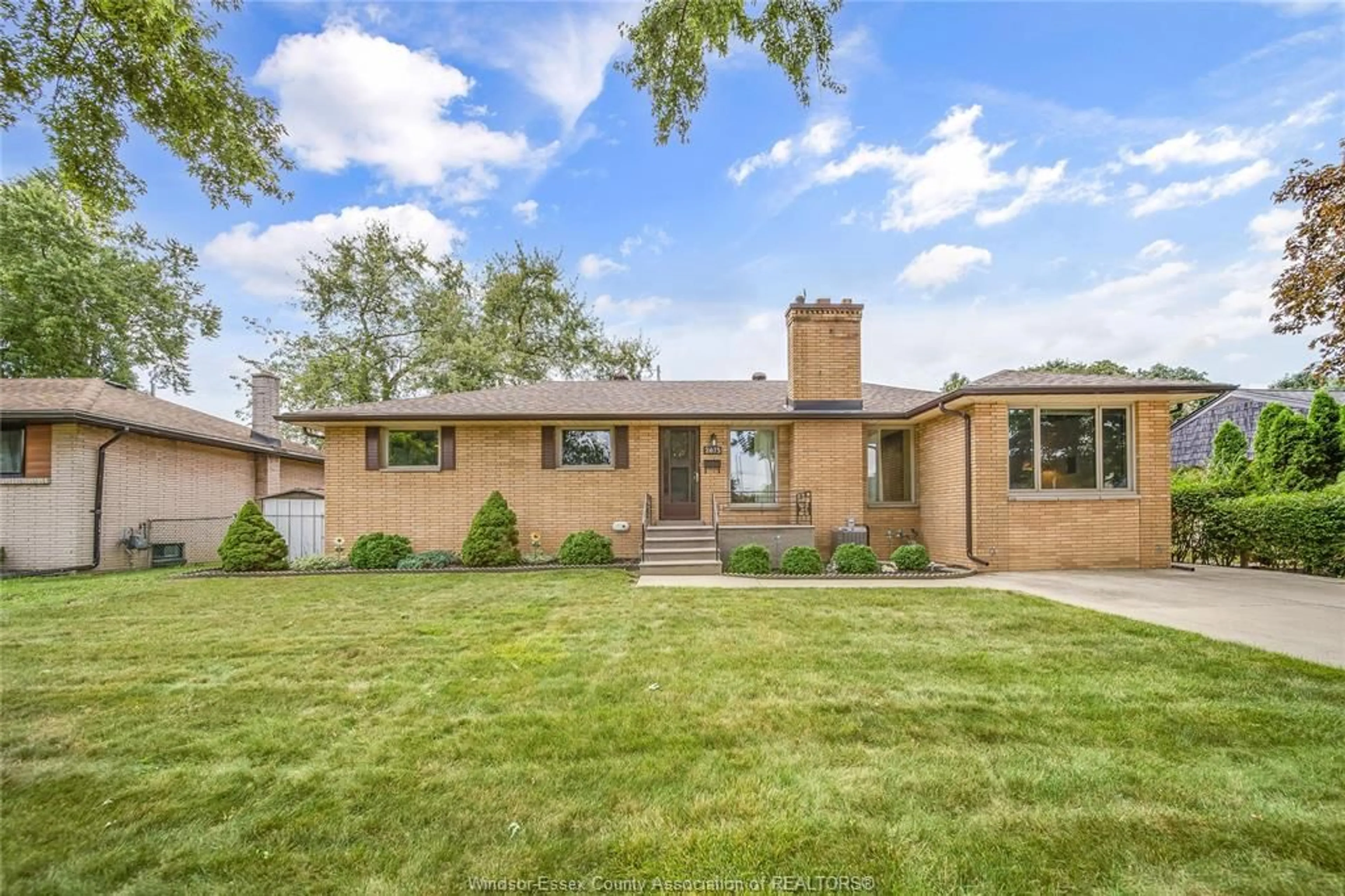Home with brick exterior material, street for 2675 MARK Ave, Windsor Ontario N9E 2W4