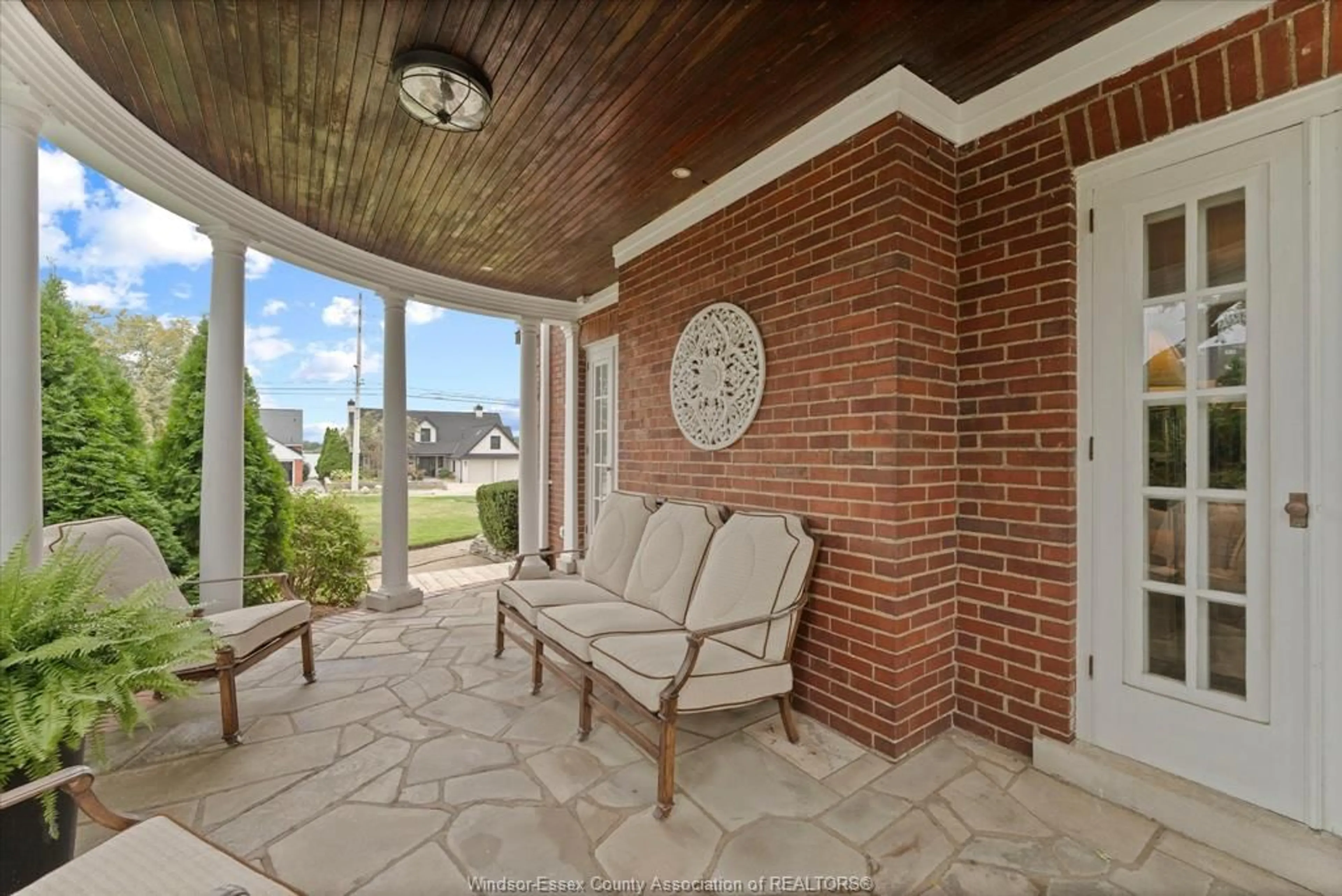 Patio, street for 5325 RIVERSIDE Dr, Windsor Ontario N8S 1A3