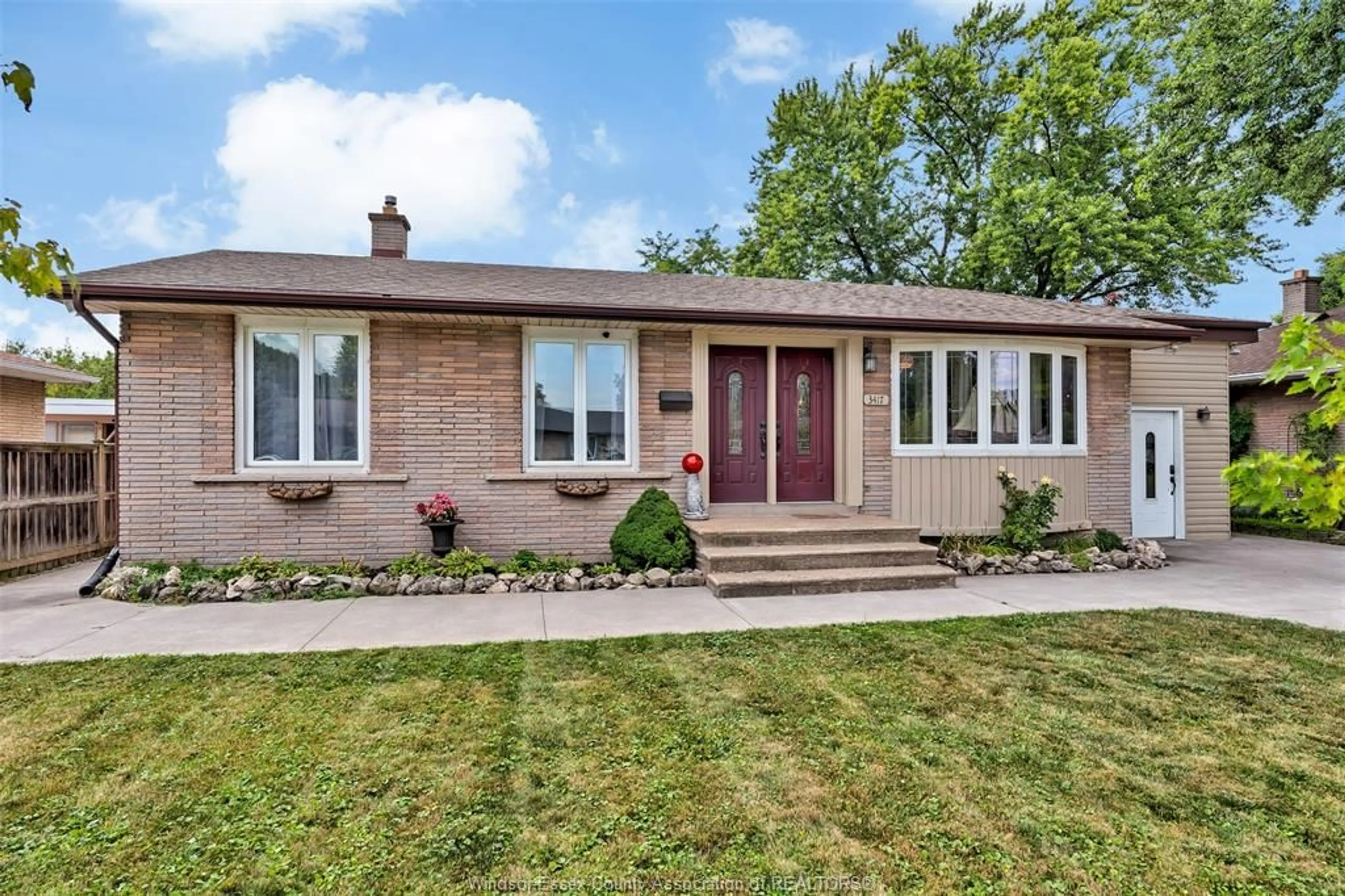 Home with brick exterior material, street for 3417 WOODLAWN Ave, Windsor Ontario N8W 2J4
