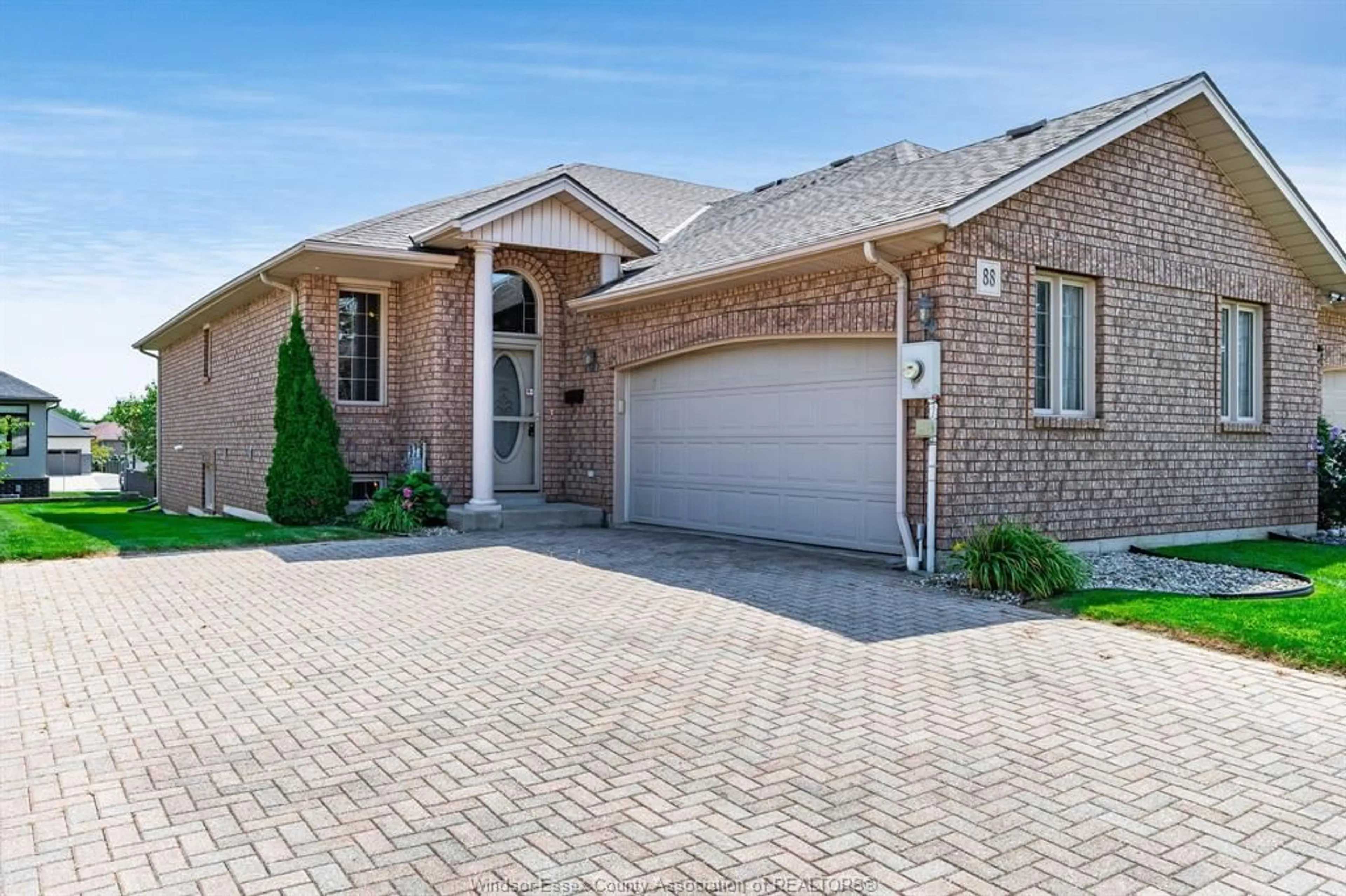 Home with brick exterior material, street for 88 Theresa Trail, Leamington Ontario N8H 5M9