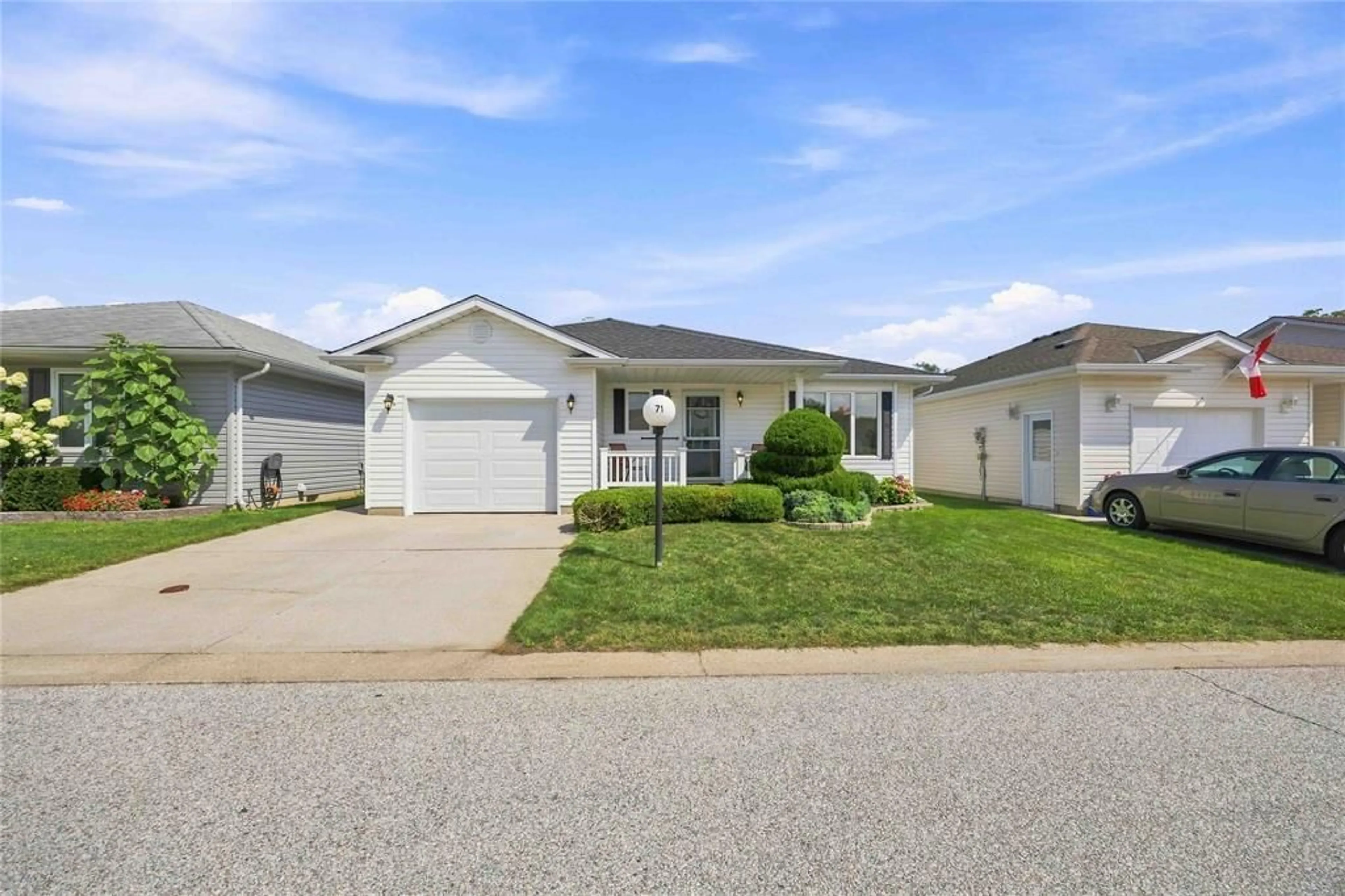 Home with vinyl exterior material, street for 5700 BLACKWELL Sideroad #71, Sarnia Ontario N7B 1B7
