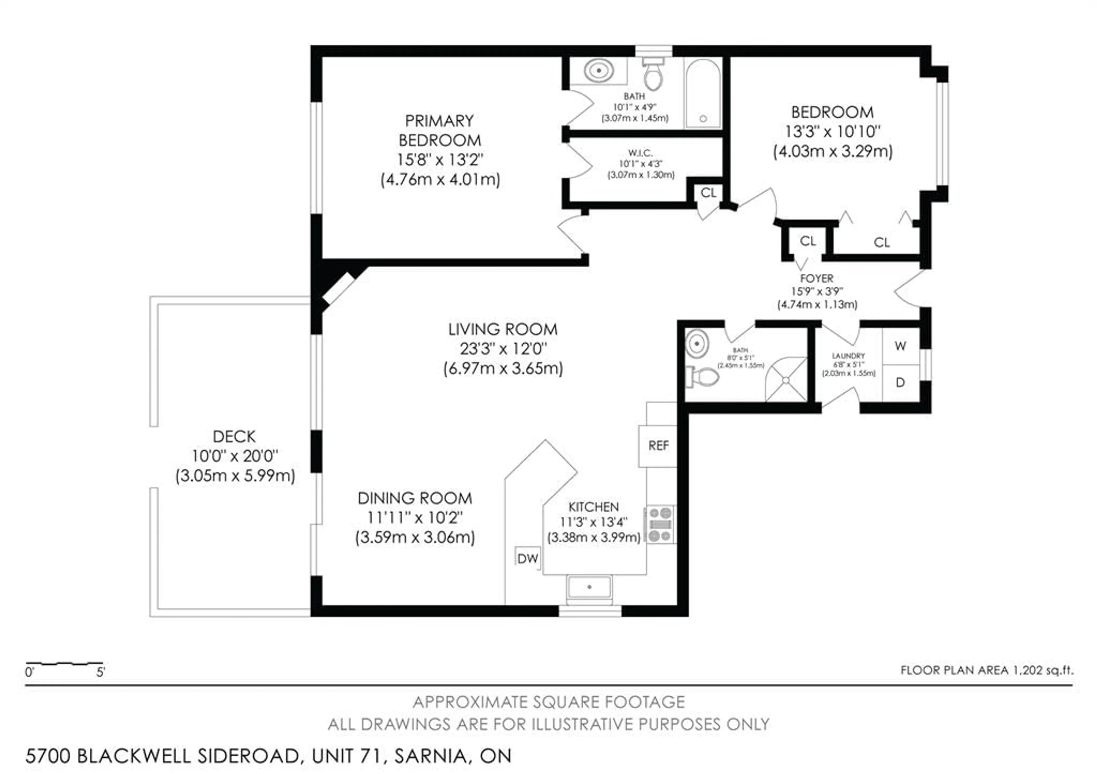 Floor plan for 5700 BLACKWELL Sideroad #71, Sarnia Ontario N7B 1B7