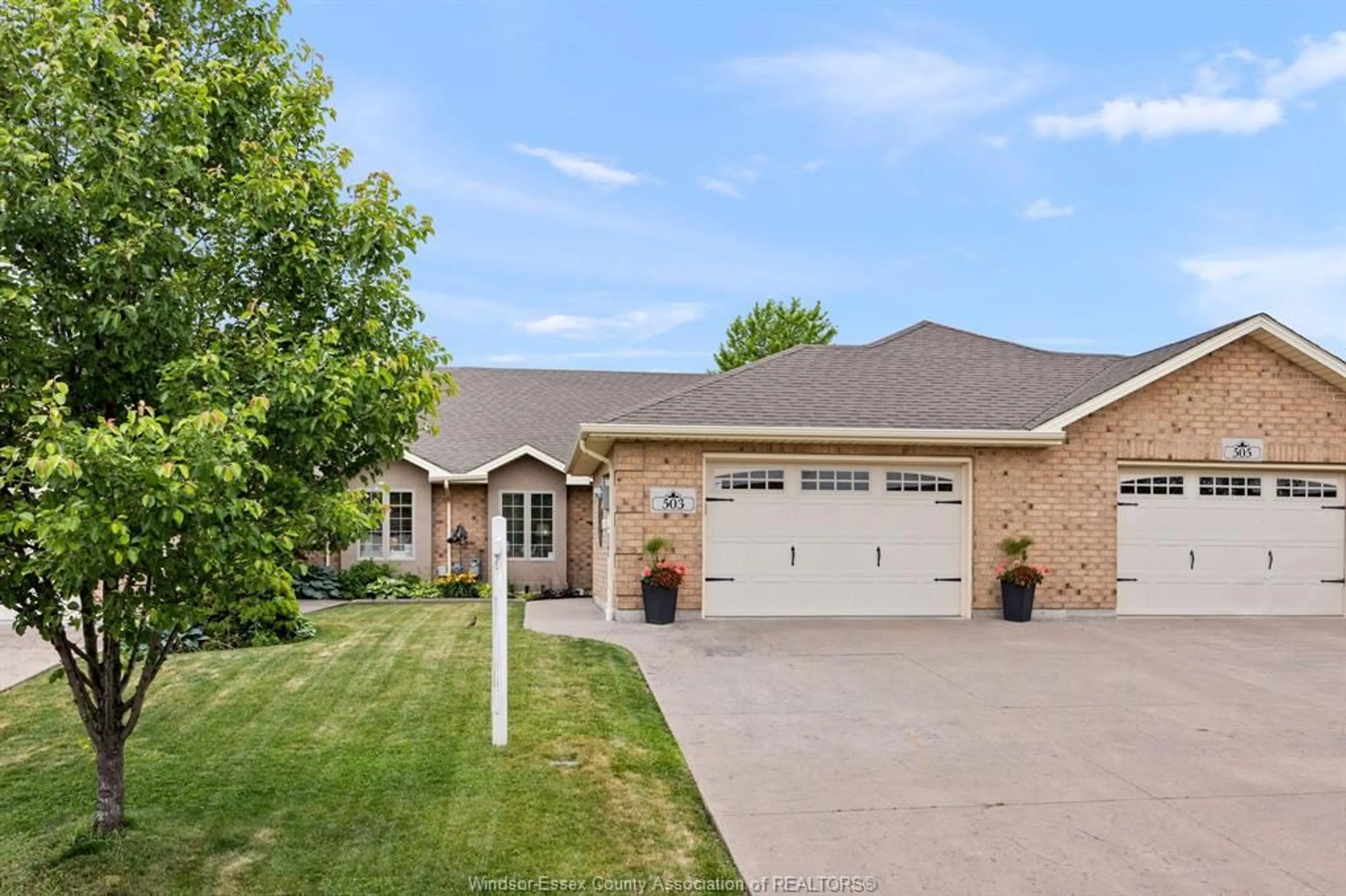 Home with brick exterior material, street for 503 GOLFVIEW Dr, Amherstburg Ontario N9V 0A2