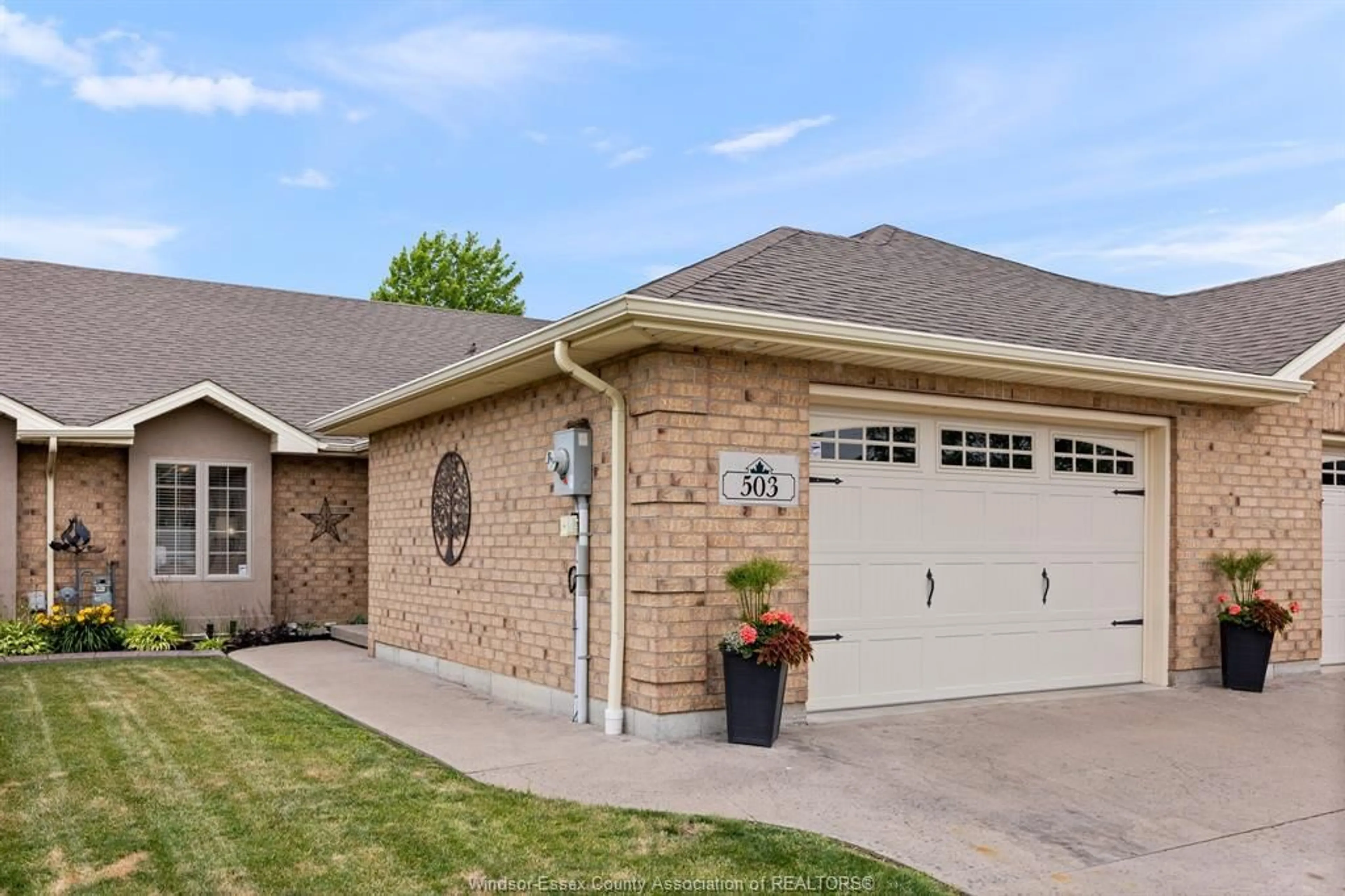 Home with brick exterior material, street for 503 GOLFVIEW Dr, Amherstburg Ontario N9V 0A2