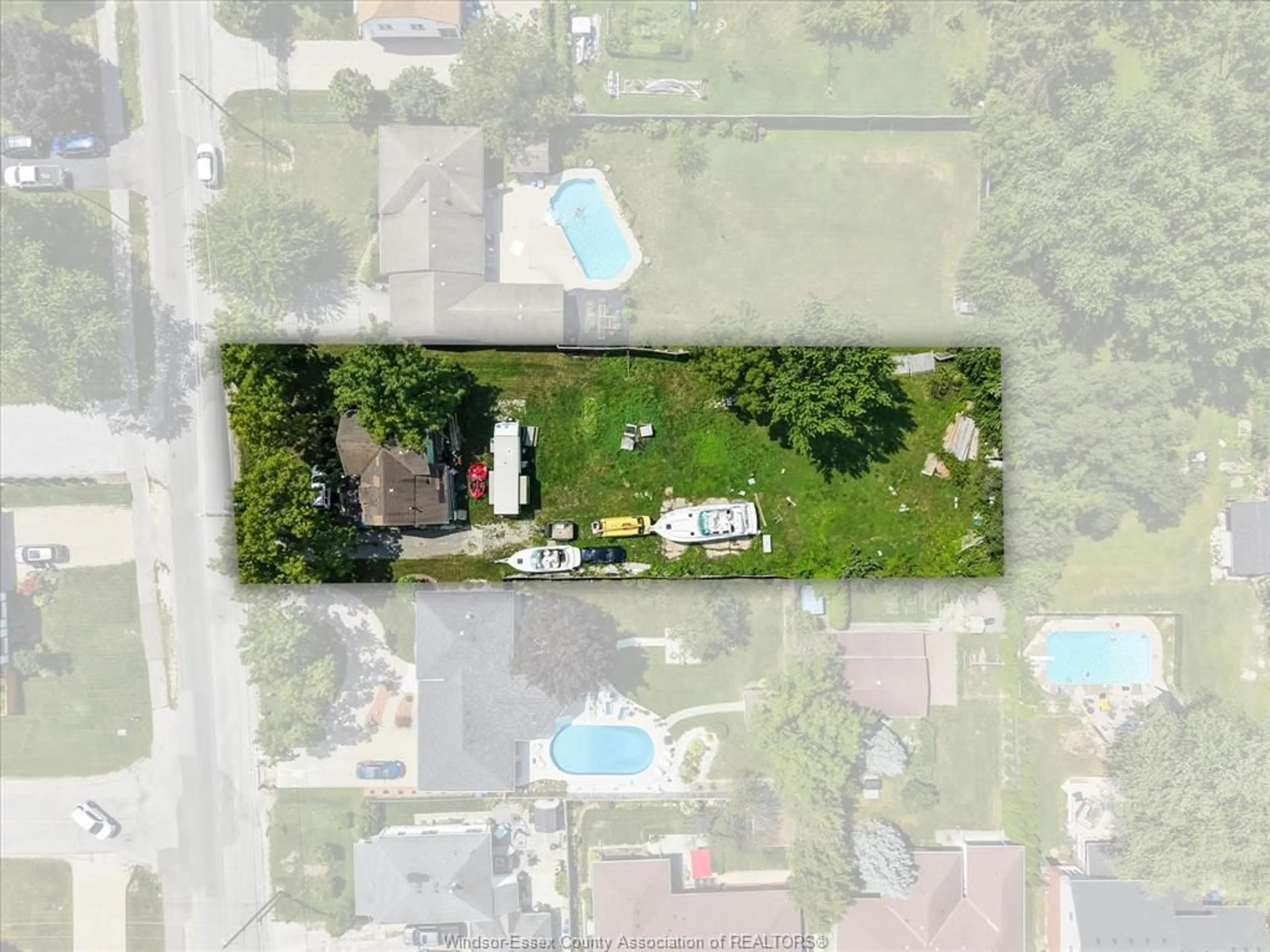 A pic from outside/outdoor area/front of a property/back of a property/a pic from drone, street for 12122 INTERSECTION Rd, Tecumseh Ontario N8N 1R3