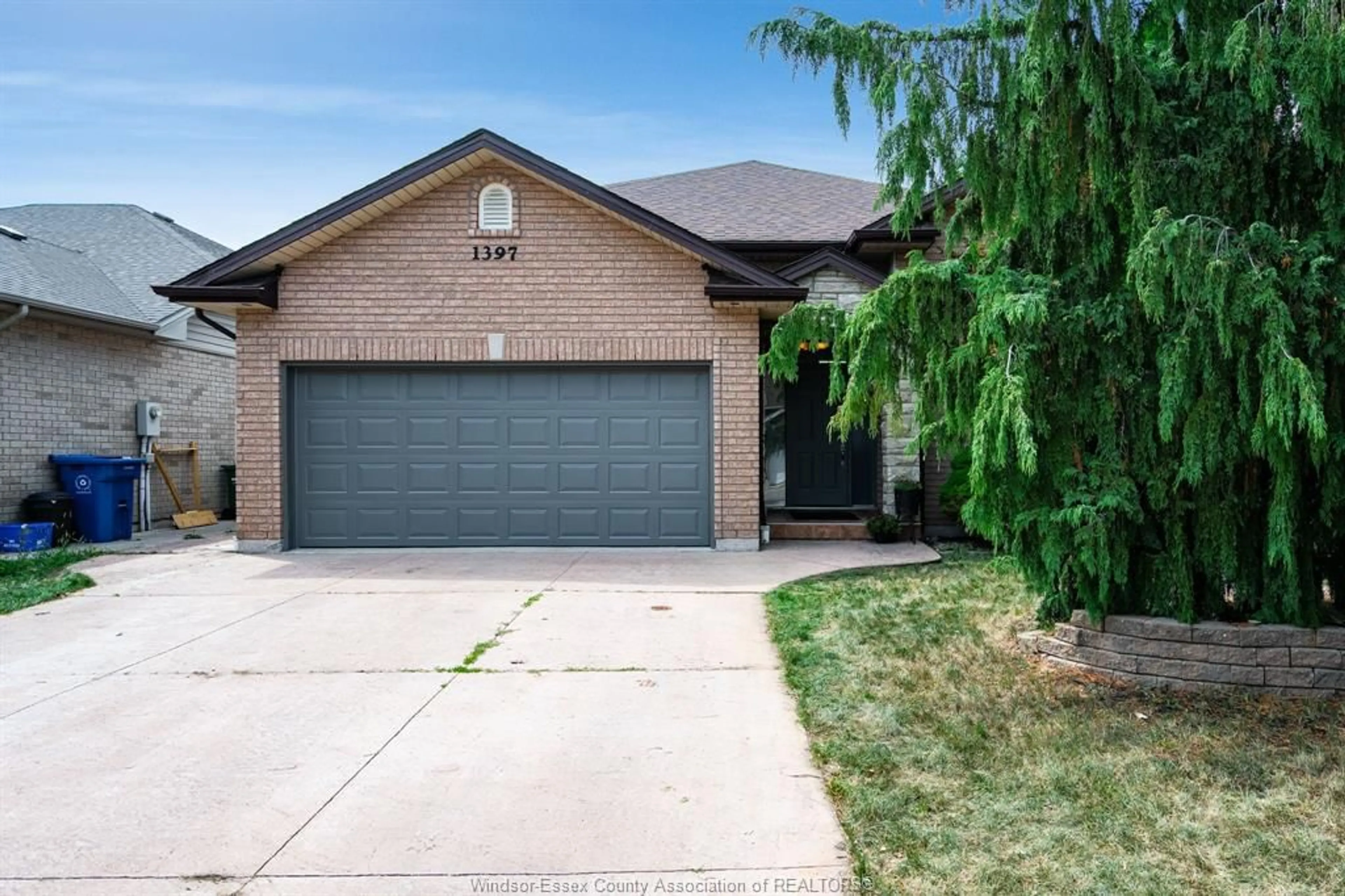 Home with brick exterior material, street for 1397 Morningstar Ave, Tecumseh Ontario N8P 1R3