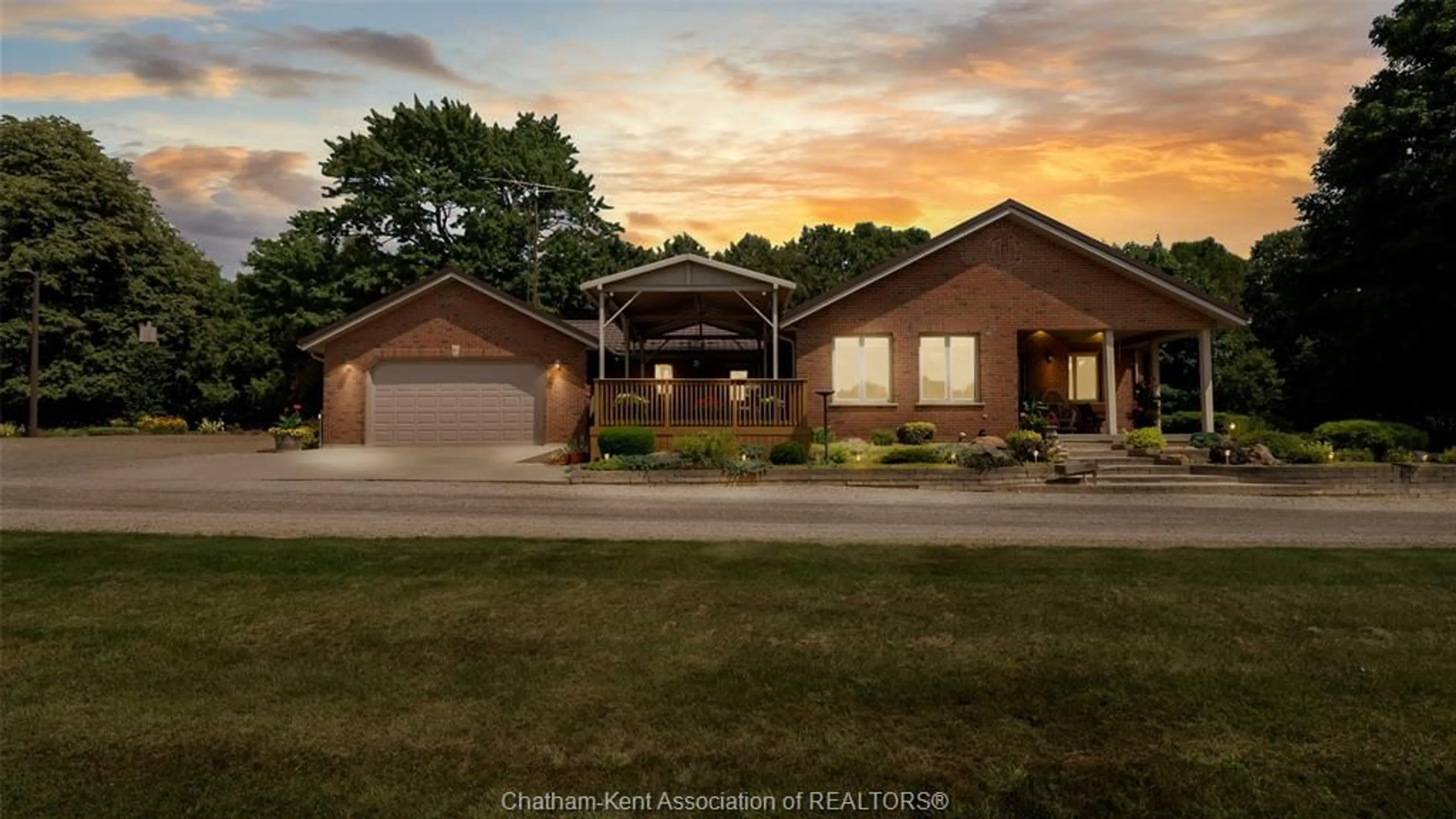 Home with brick exterior material, street for 13973 Braemore Line, Highgate Ontario N0P 1T0