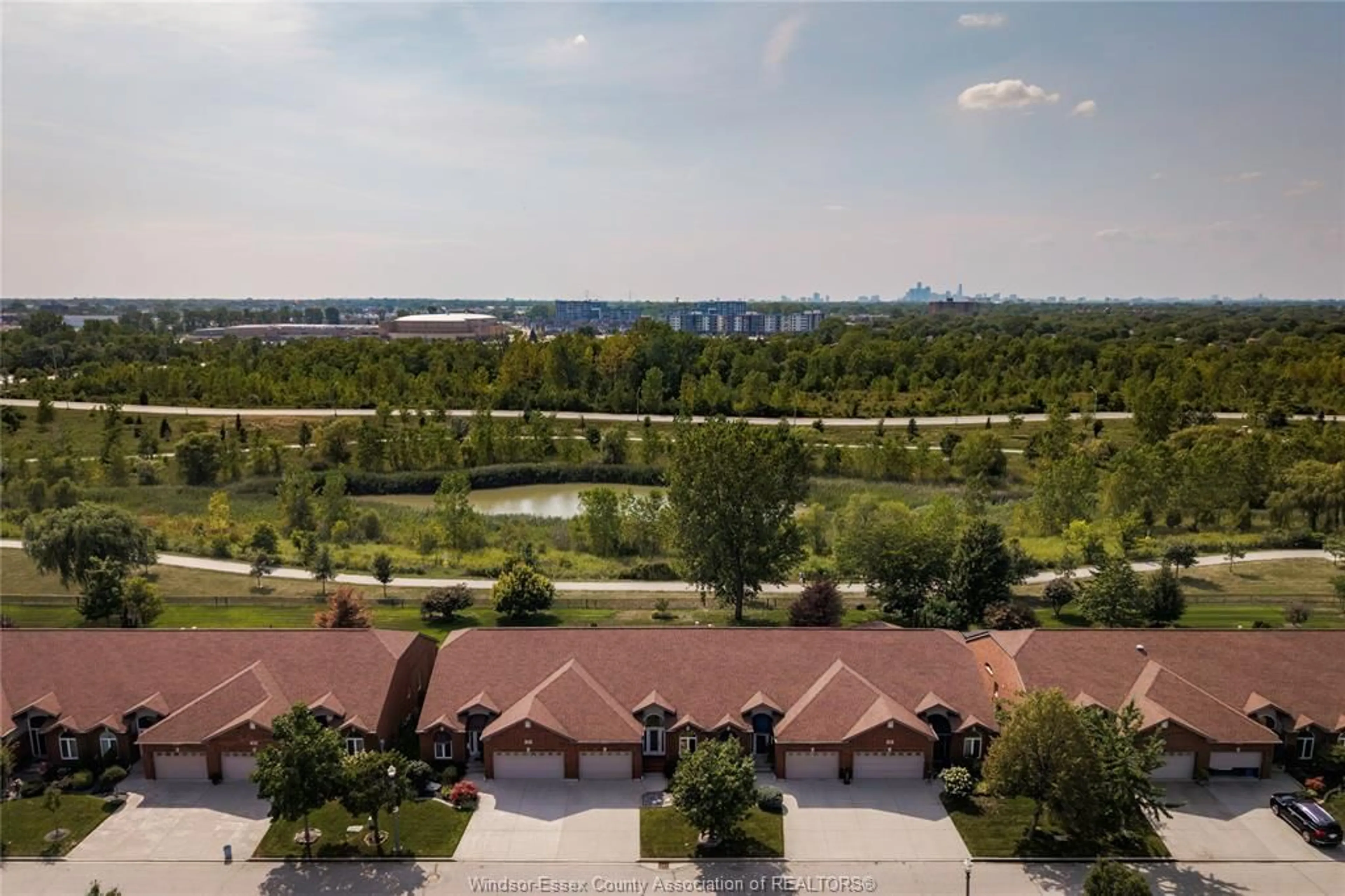 A pic from outside/outdoor area/front of a property/back of a property/a pic from drone, water/lake/river/ocean view for 1519 Aspenshore Ave, Windsor Ontario N8P 1Y4