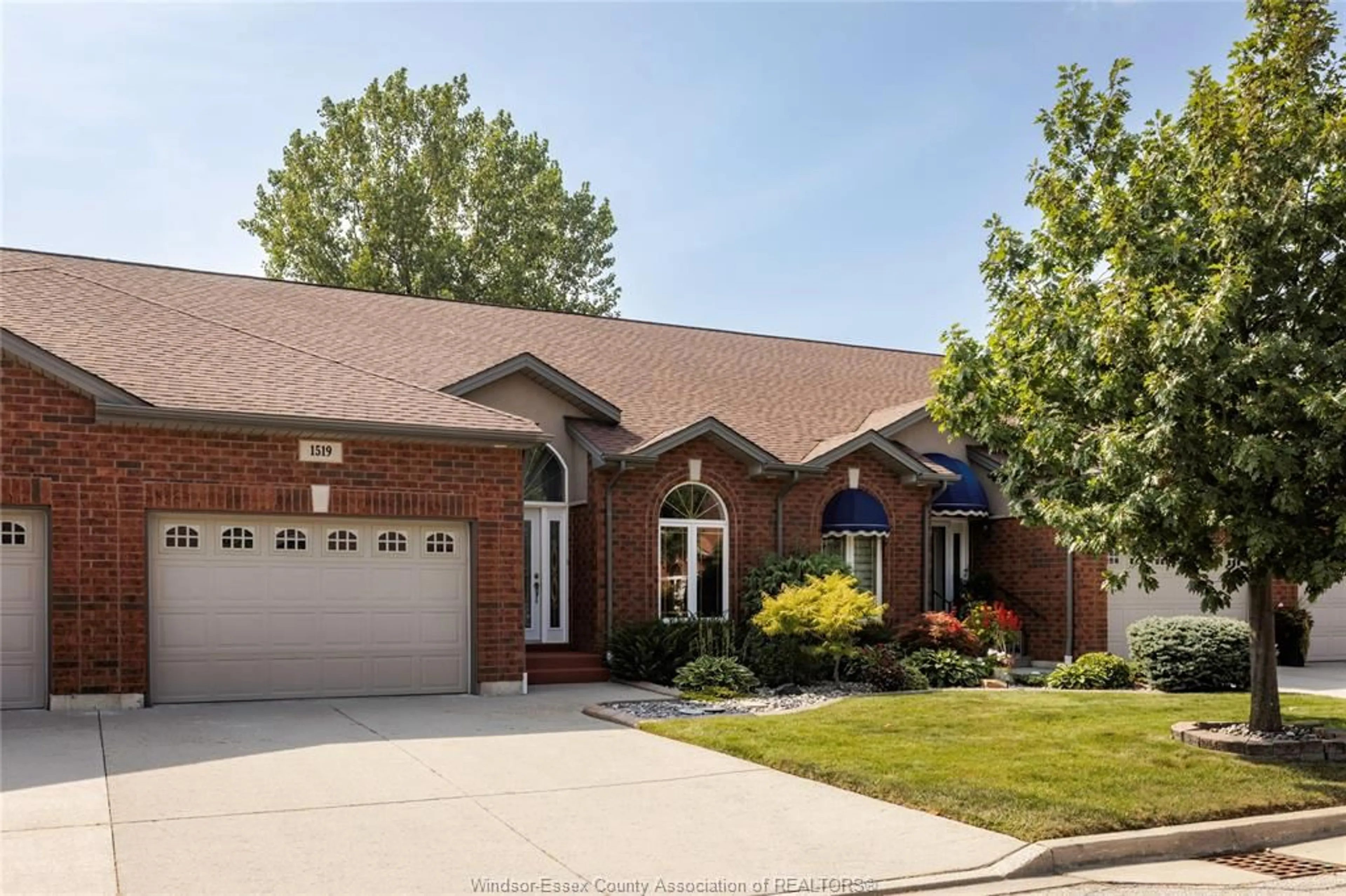 Home with brick exterior material, street for 1519 Aspenshore Ave, Windsor Ontario N8P 1Y4