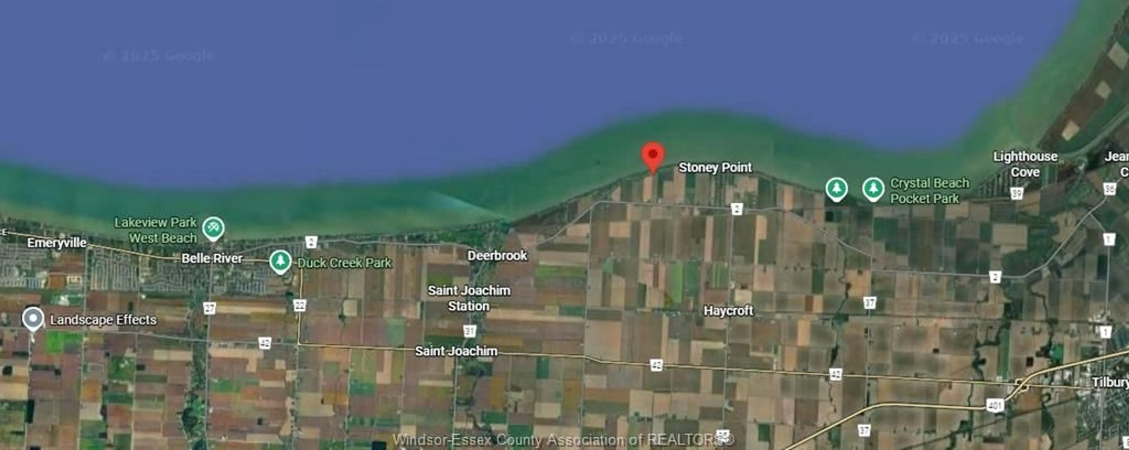 Picture of a map for 3923 ST CLAIR Rd, Belle River Ontario N0R 1K0