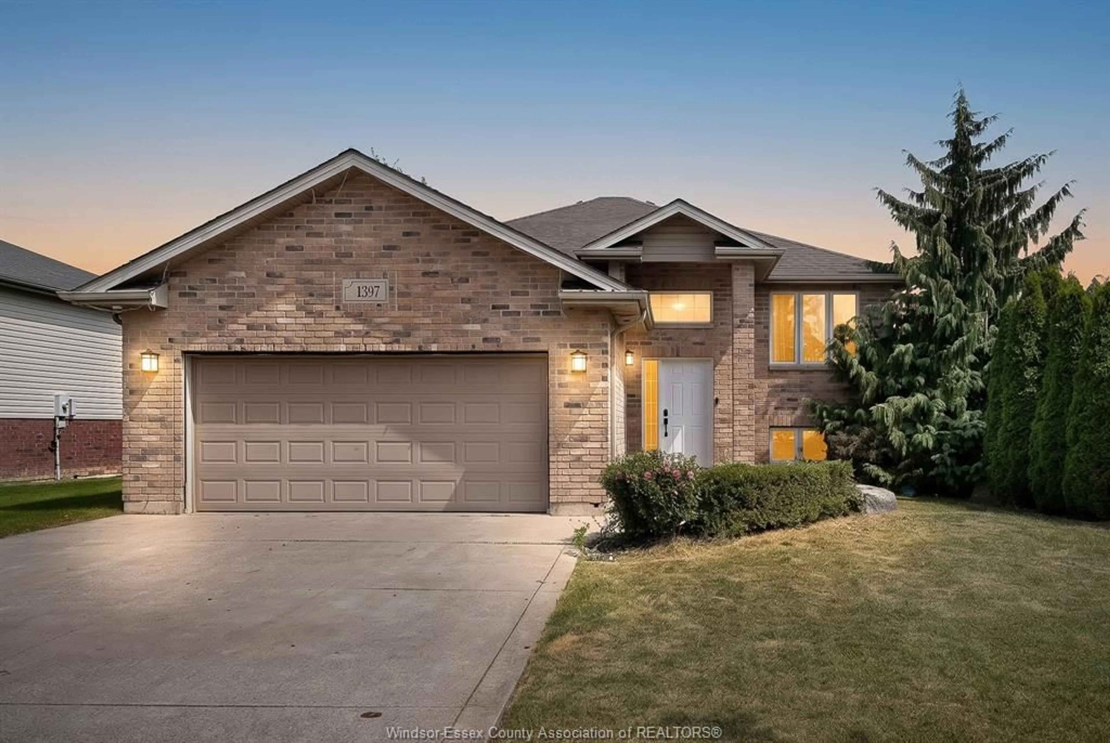 Home with brick exterior material, street for 1397 Crosswinds Dr, Lakeshore Ontario N8L 0S5