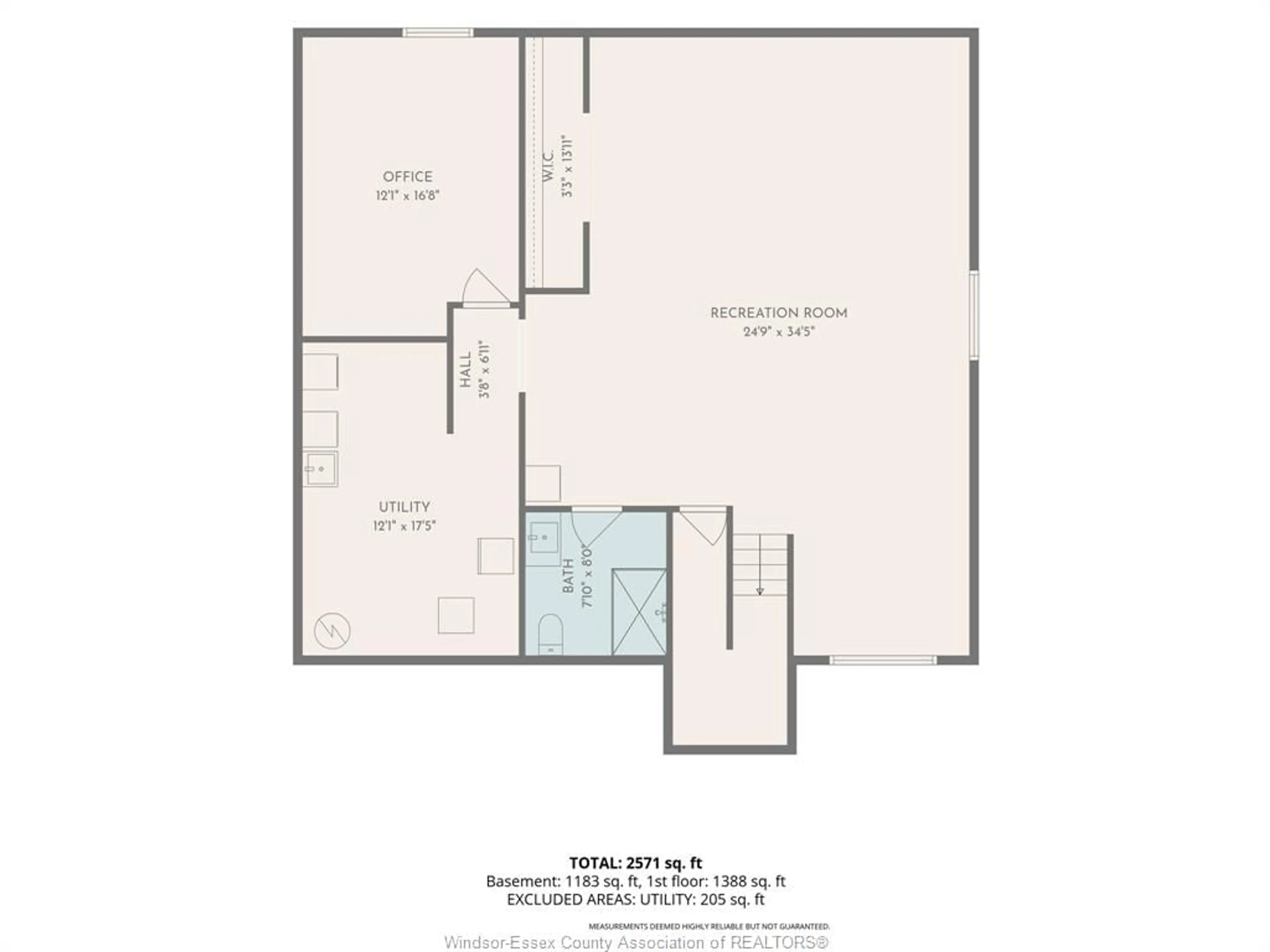 Floor plan for 1397 Crosswinds Dr, Lakeshore Ontario N8L 0S5