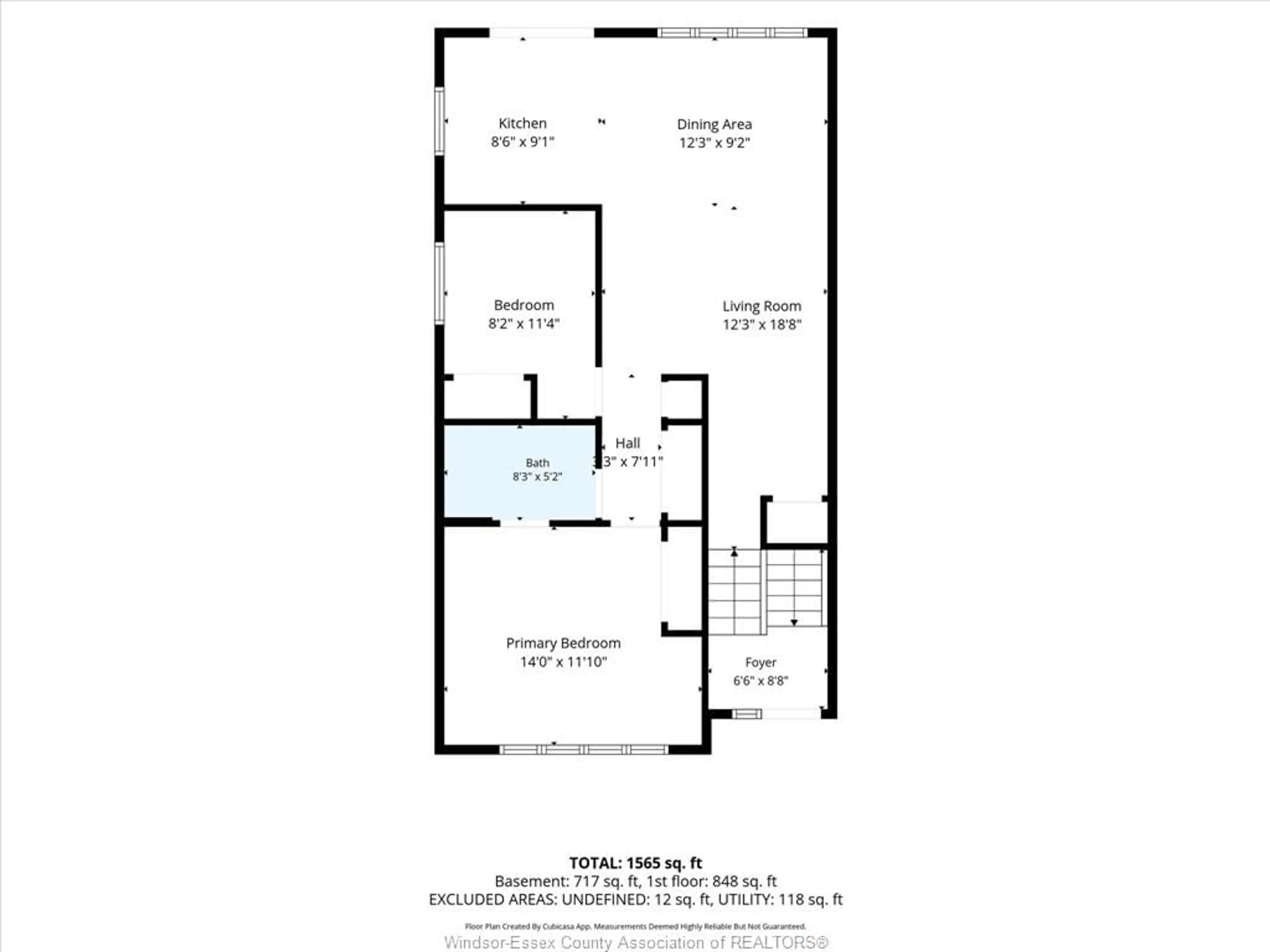 Floor plan for 18 Kirk, Chatham Ontario N7M 3P8