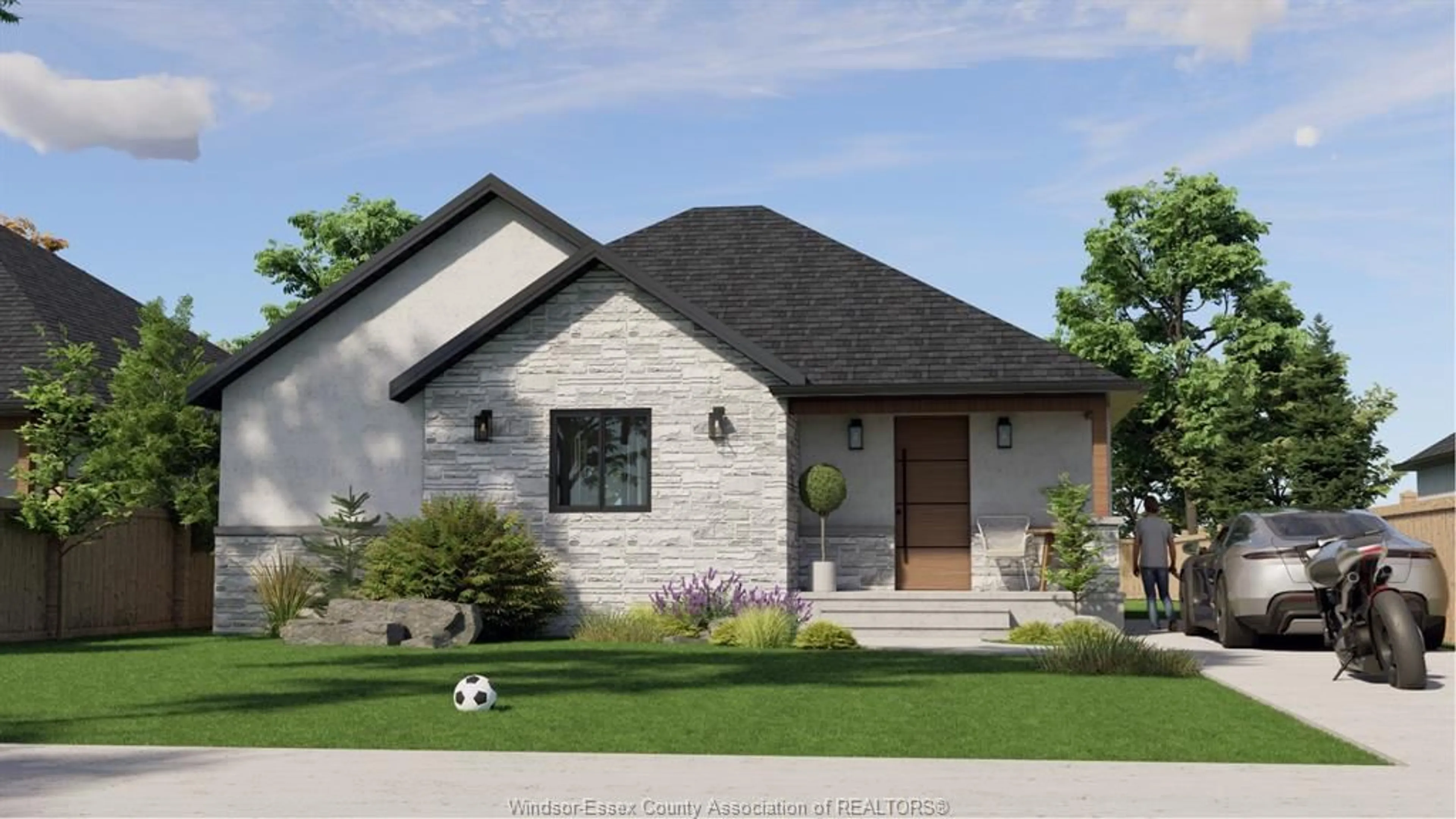 Home with brick exterior material, street for 160 AMBASSADOR BEACH Rd #LOT 37, Essex Ontario N0R 1G0
