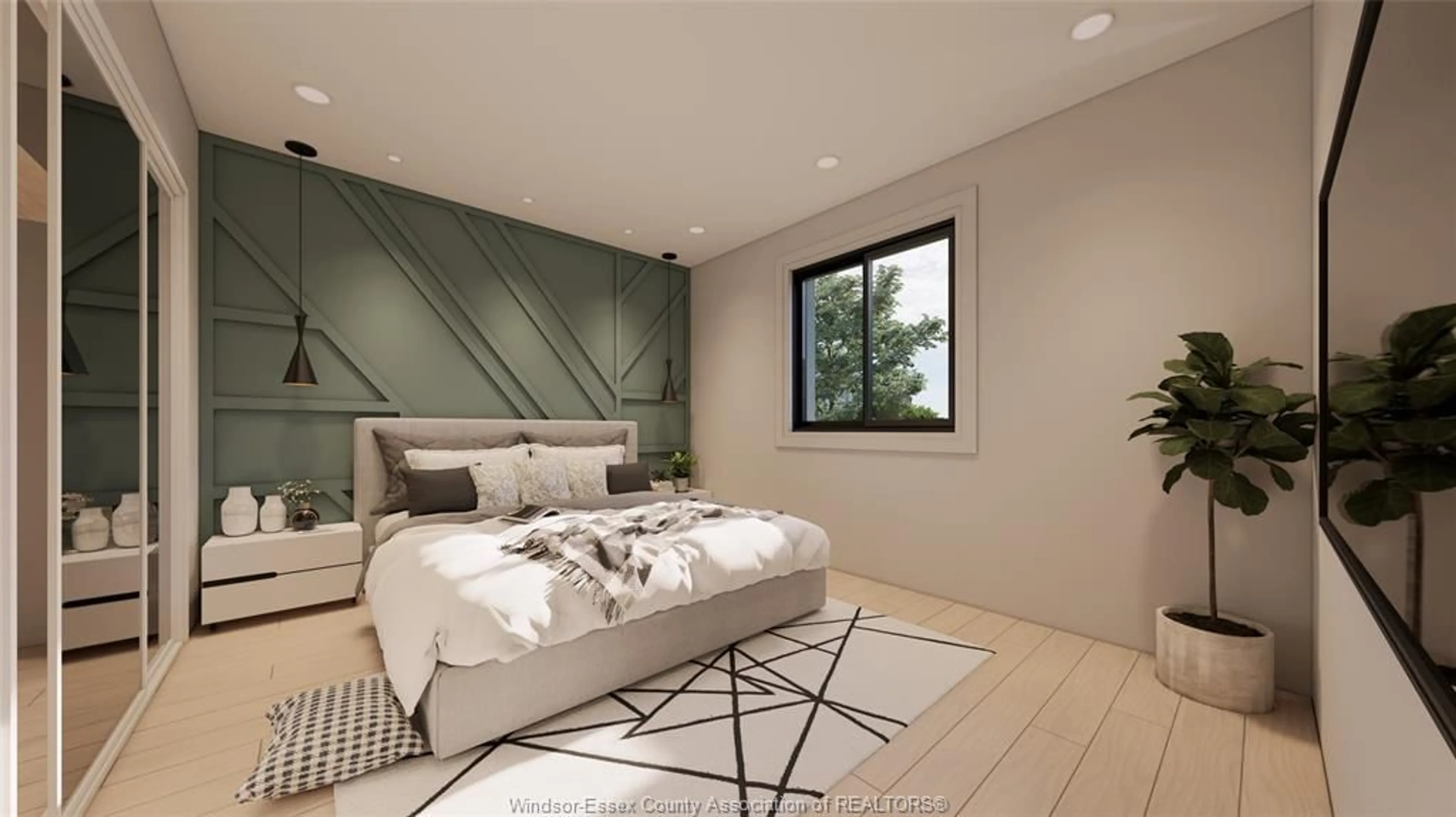 Bedroom with bed, unknown for 160 AMBASSADOR BEACH Rd #LOT 37, Essex Ontario N0R 1G0