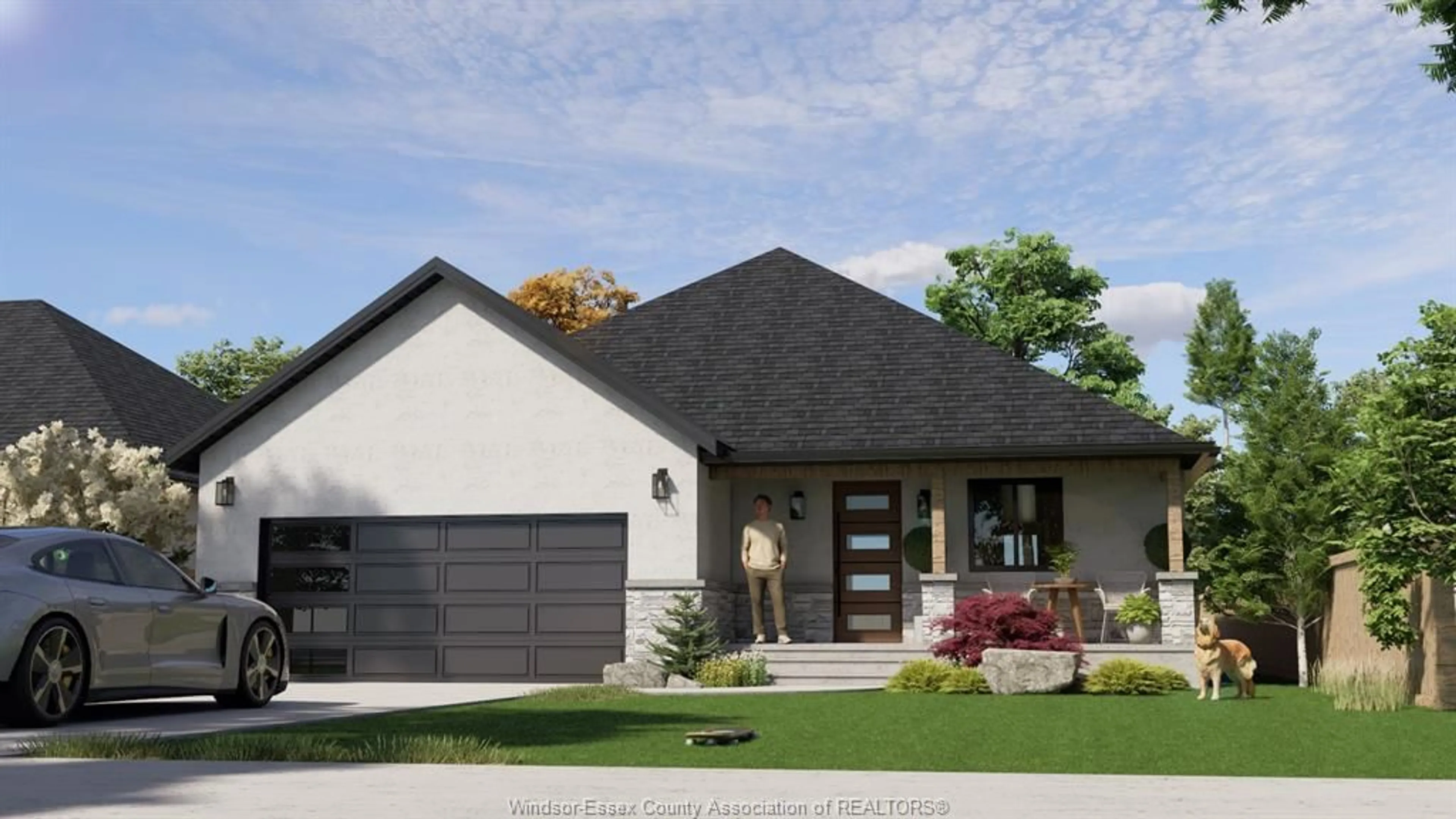 Home with brick exterior material, street for 160 AMBASSADOR BEACH Rd #LOT 47, Essex Ontario N0R 1G0