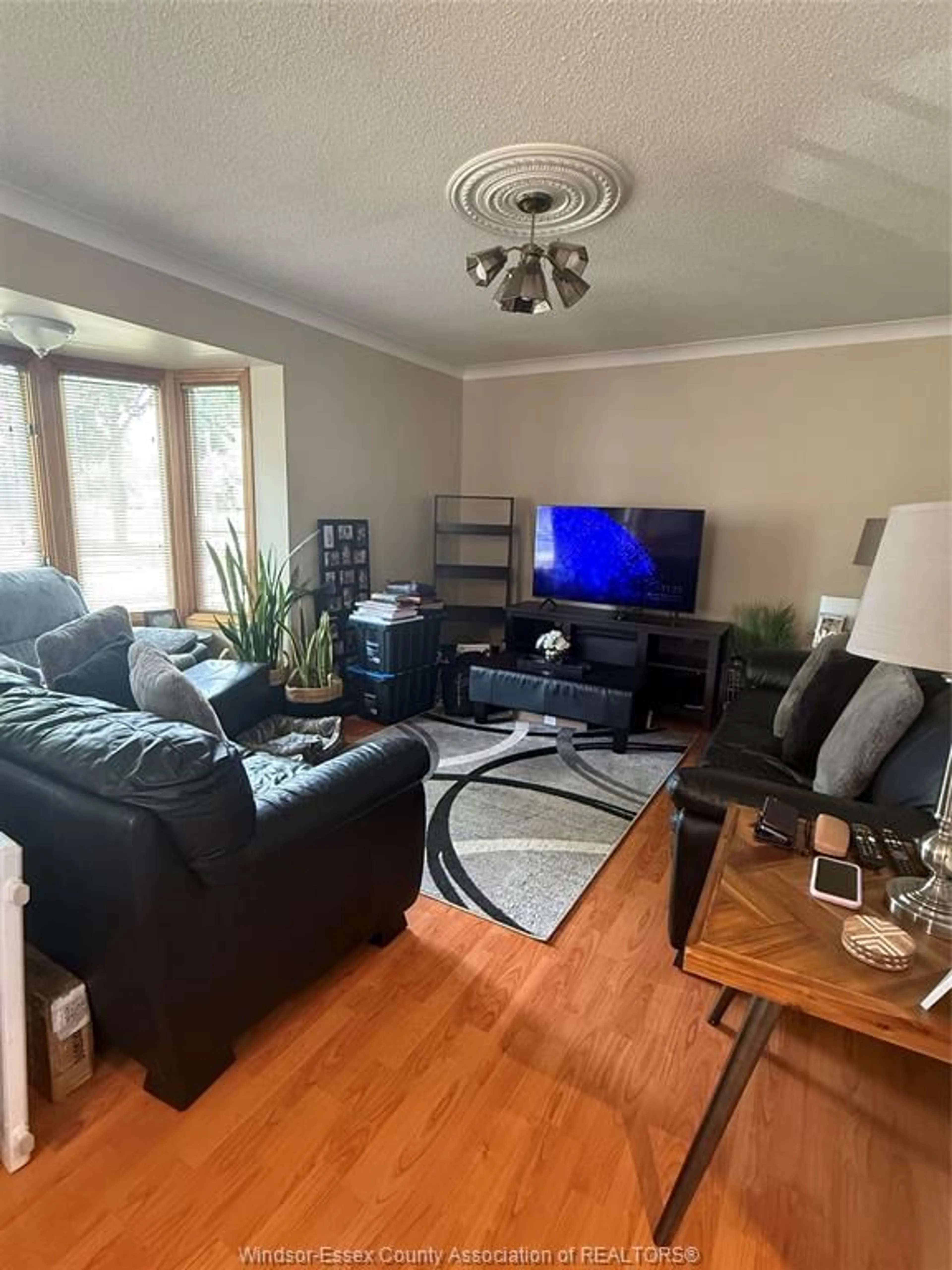 Living room with furniture, wood/laminate floor for 1310 ASKIN Ave, Windsor Ontario N9B 2Y1