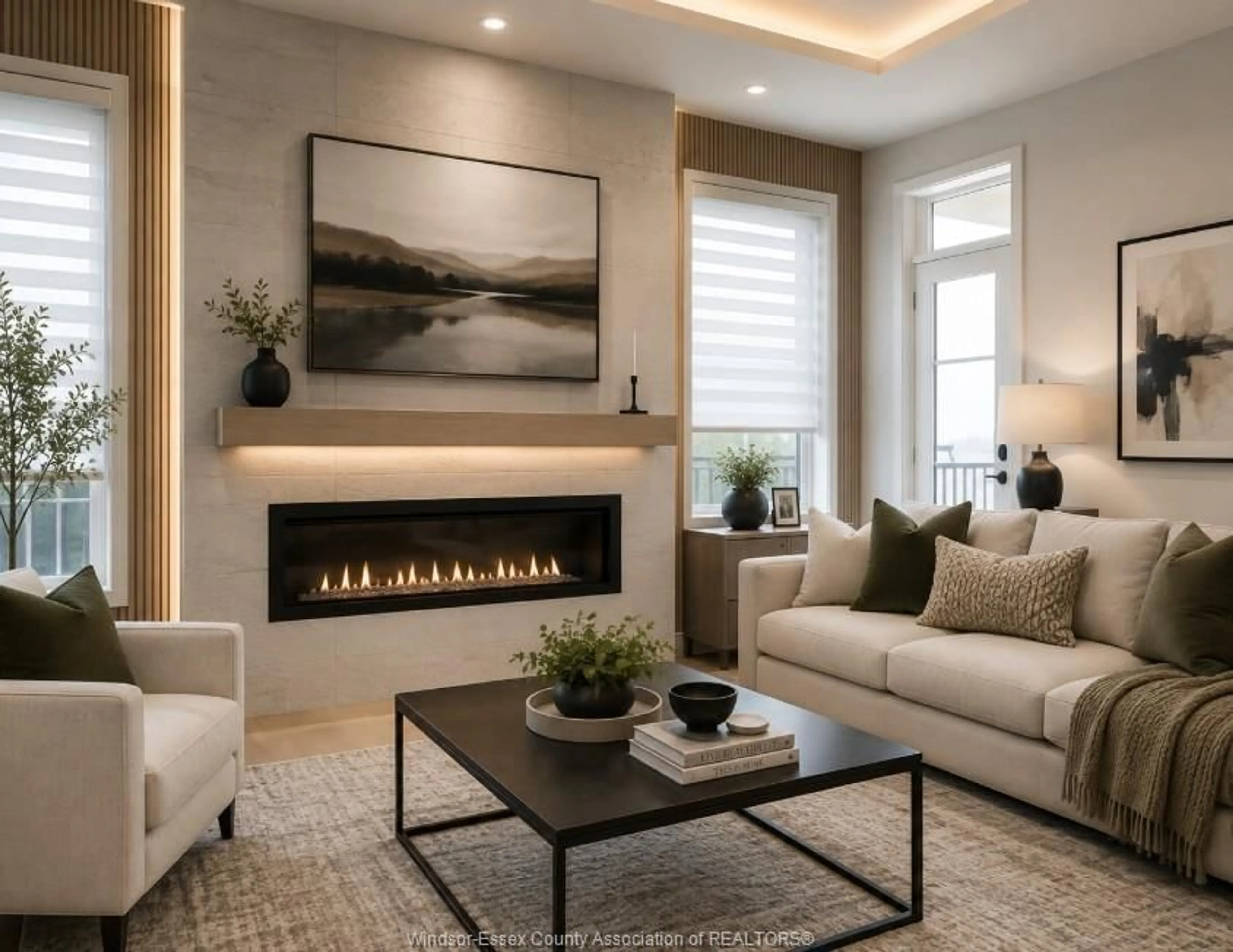 Living room with furniture, unknown for 100 CAROLINA WOODS, Leamington Ontario N8H 5N2