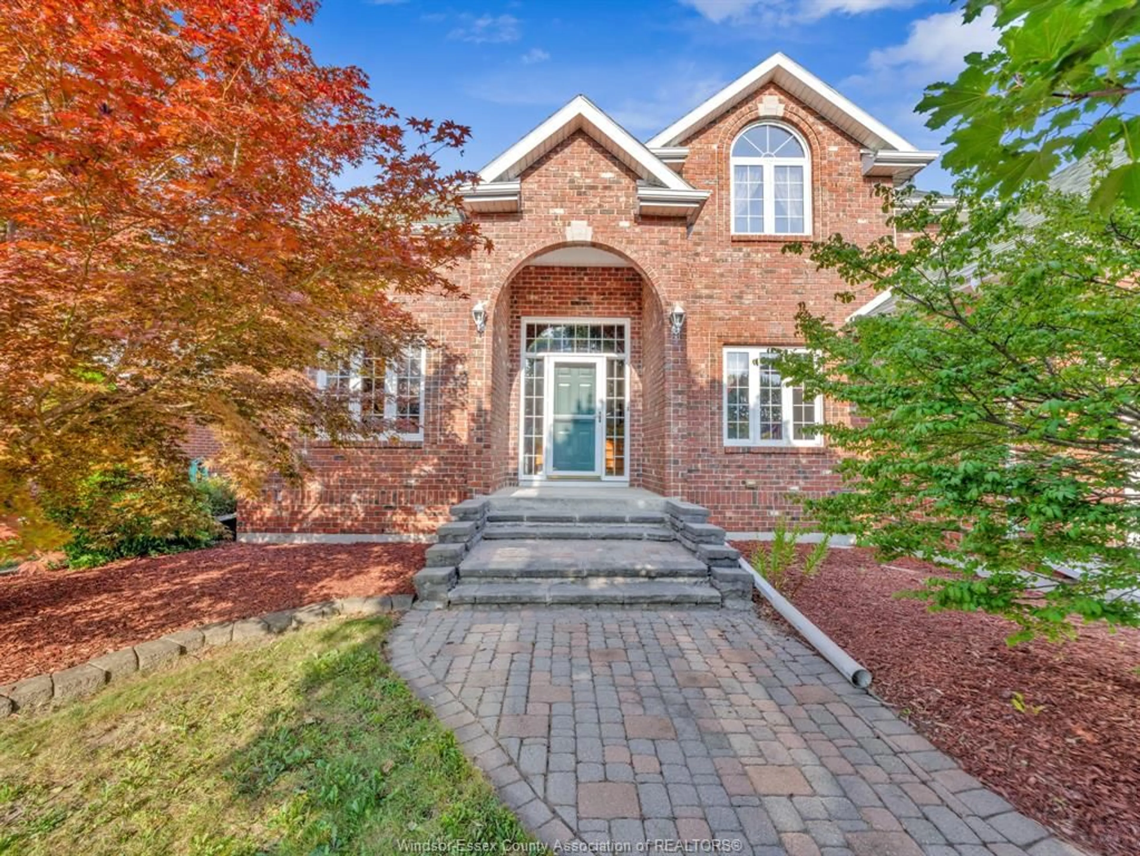 Home with brick exterior material, street for 555 CHRISTINA Cres, Windsor Ontario N9G 2M4