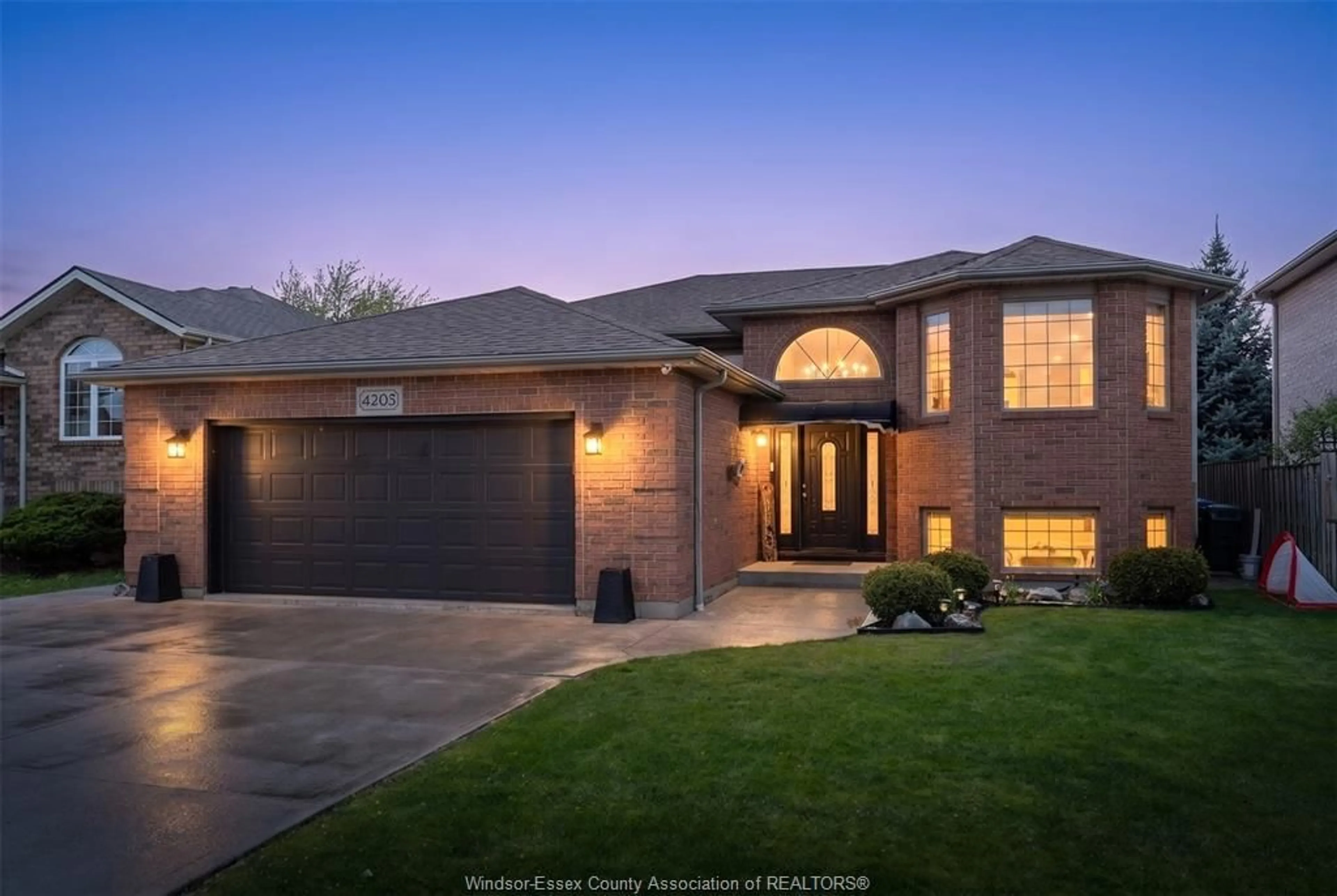 Home with brick exterior material, street for 4205 BARTON Cres, Windsor Ontario N9G 2V5