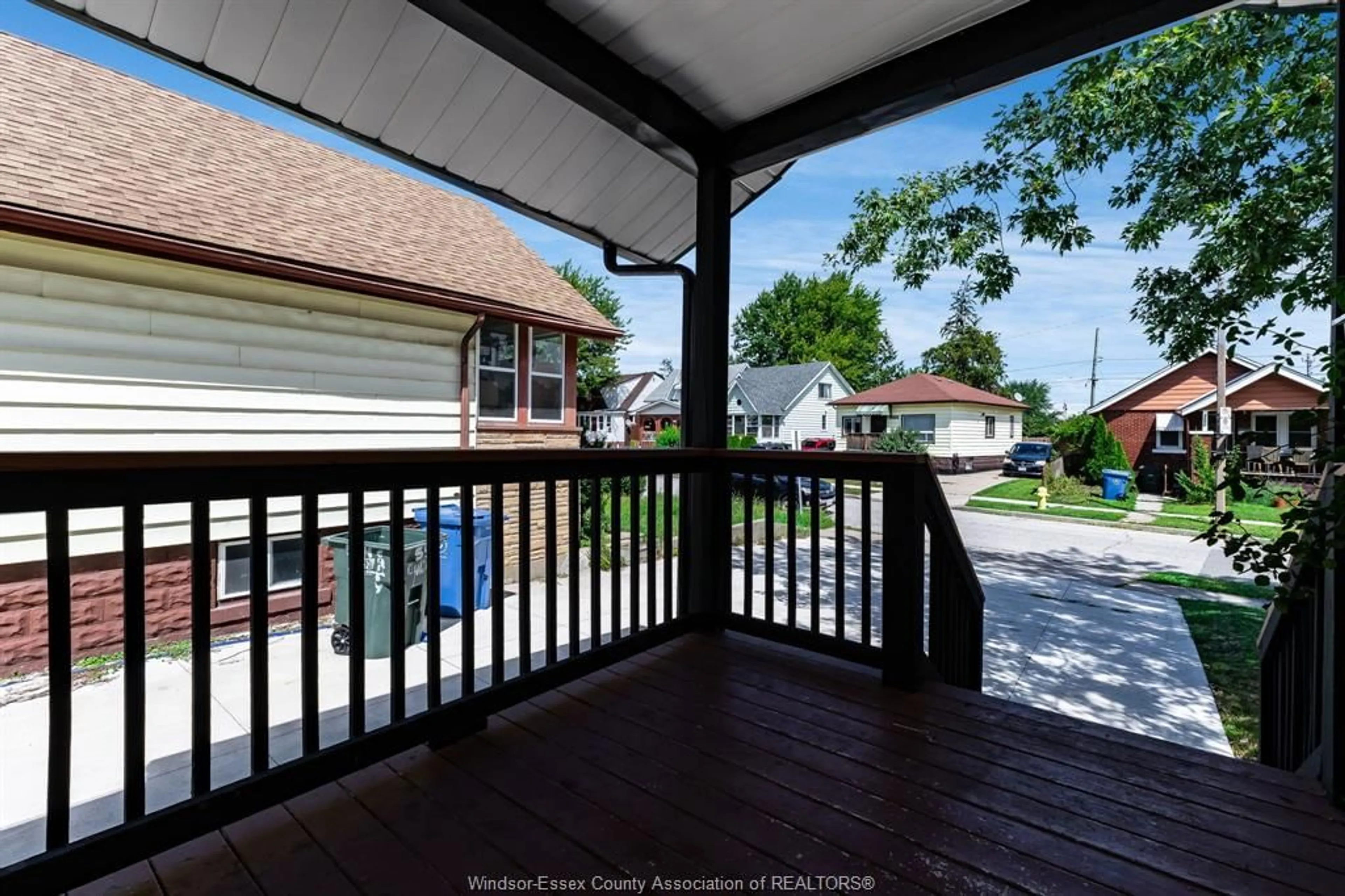 Patio, street for 1343 Lillian, Windsor Ontario N8X 4A4