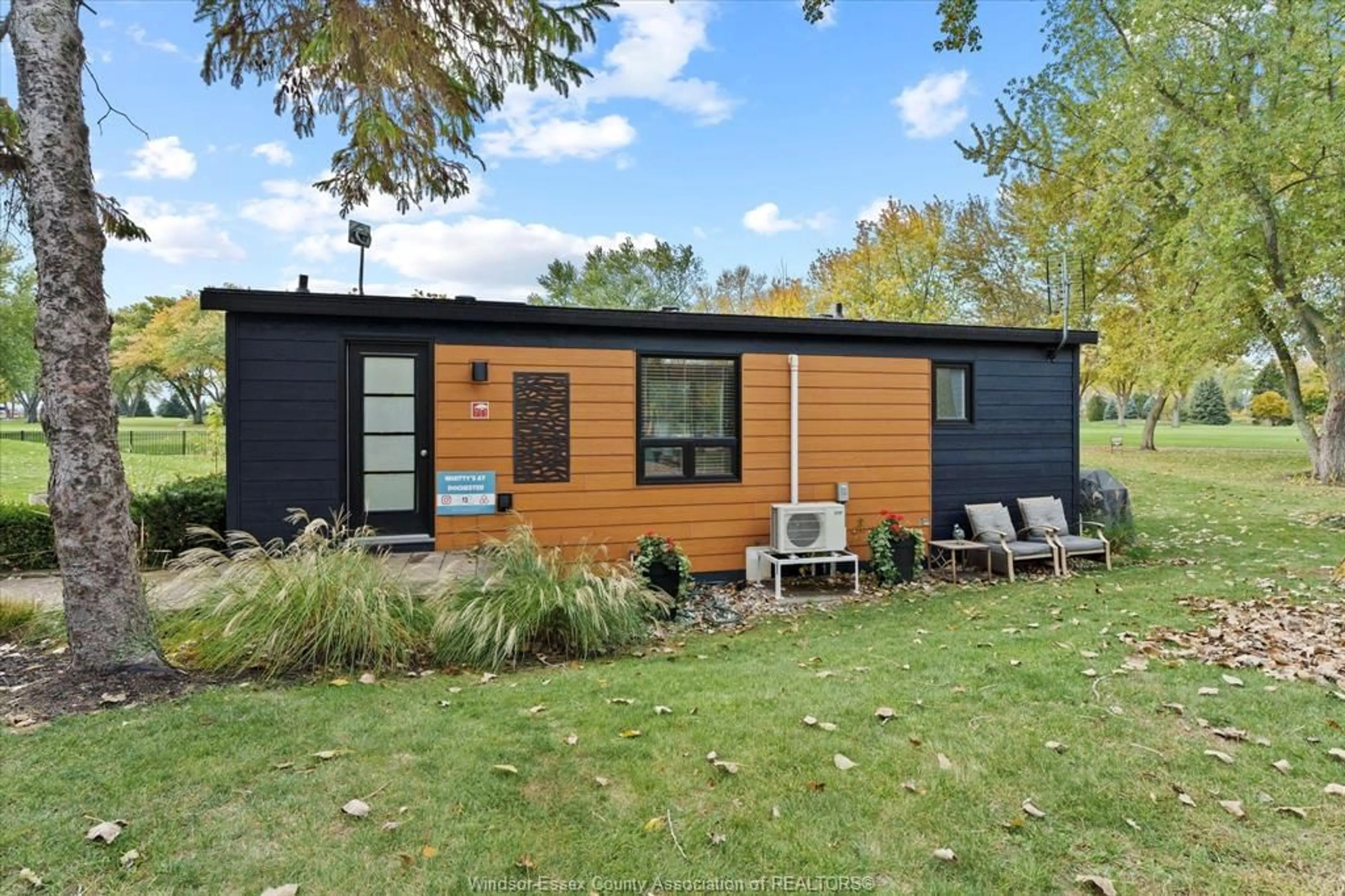 Home with vinyl exterior material, street for 981 COUNTY RD 2 #711, Belle River Ontario N8L 1B4