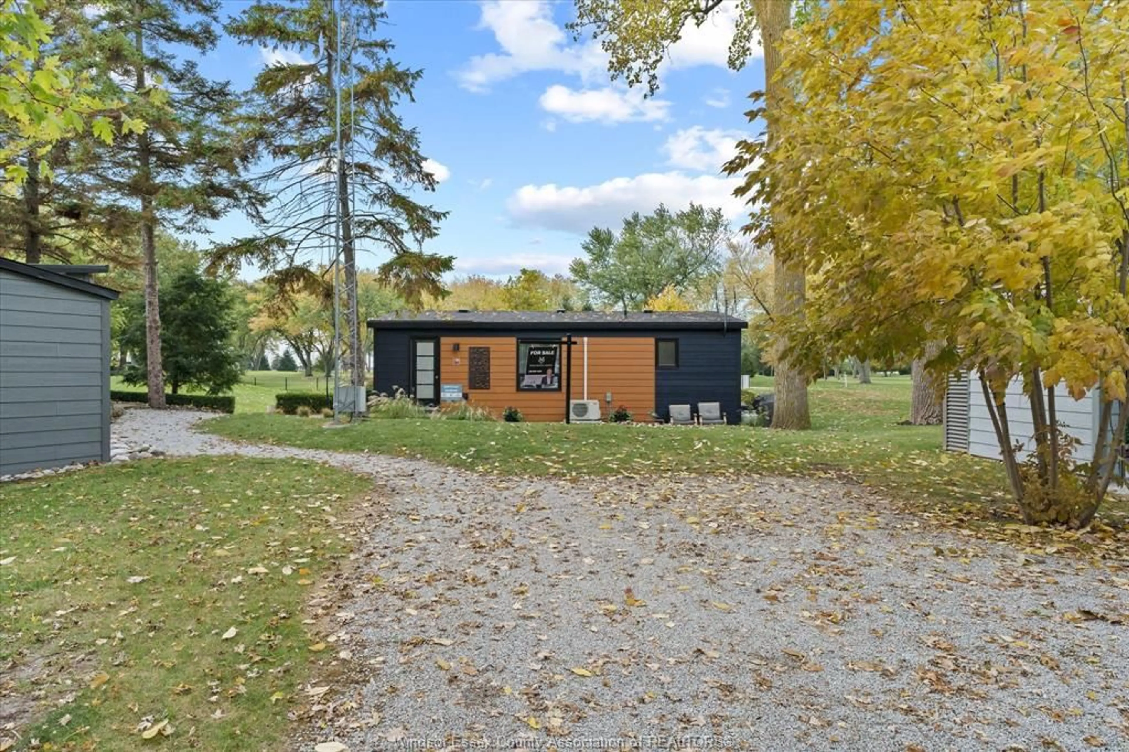 A pic from outside/outdoor area/front of a property/back of a property/a pic from drone, unknown for 981 COUNTY RD 2 #711, Belle River Ontario N8L 1B4