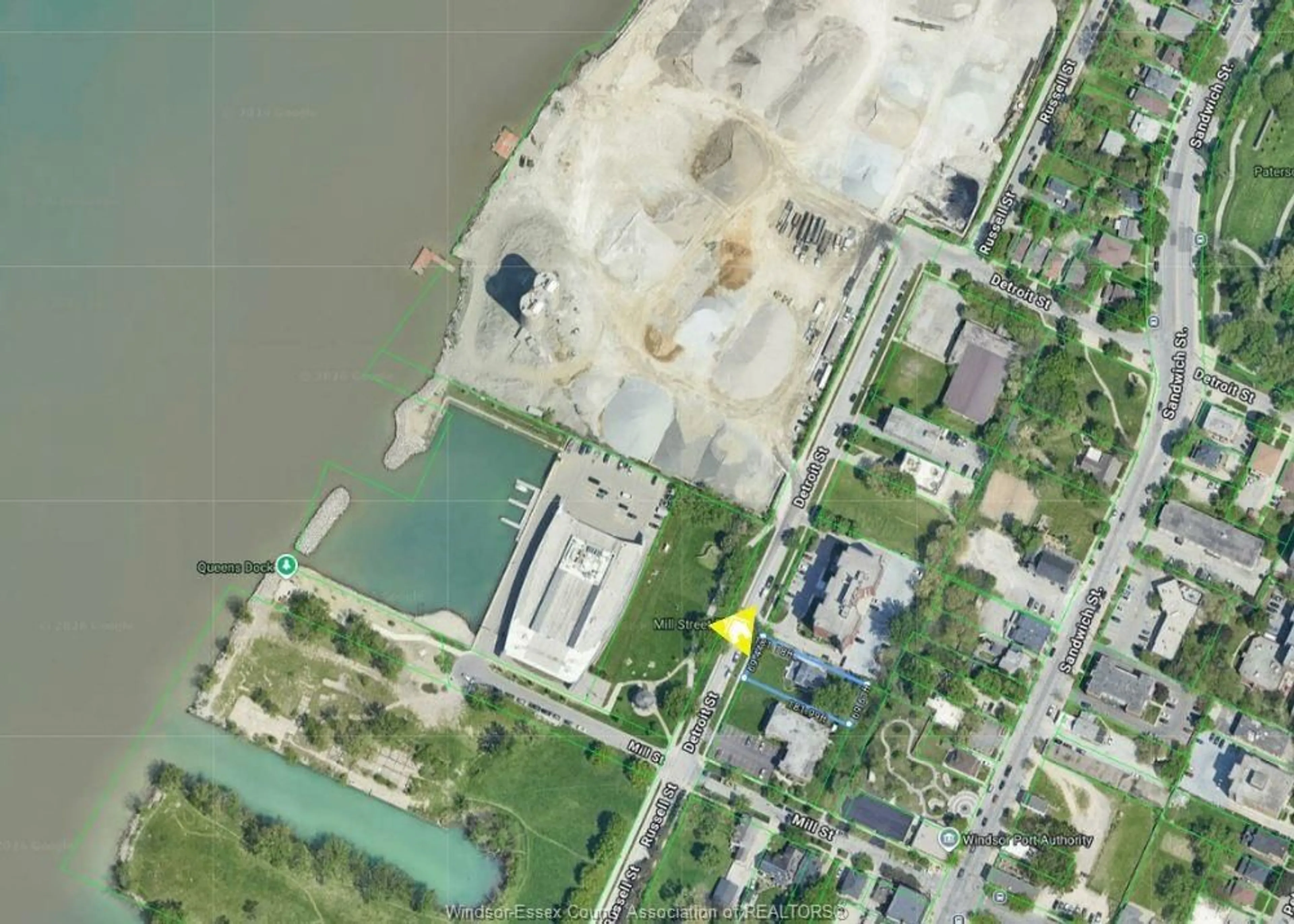 Picture of a map for 3177 RUSSELL, Windsor Ontario N9C 1E3