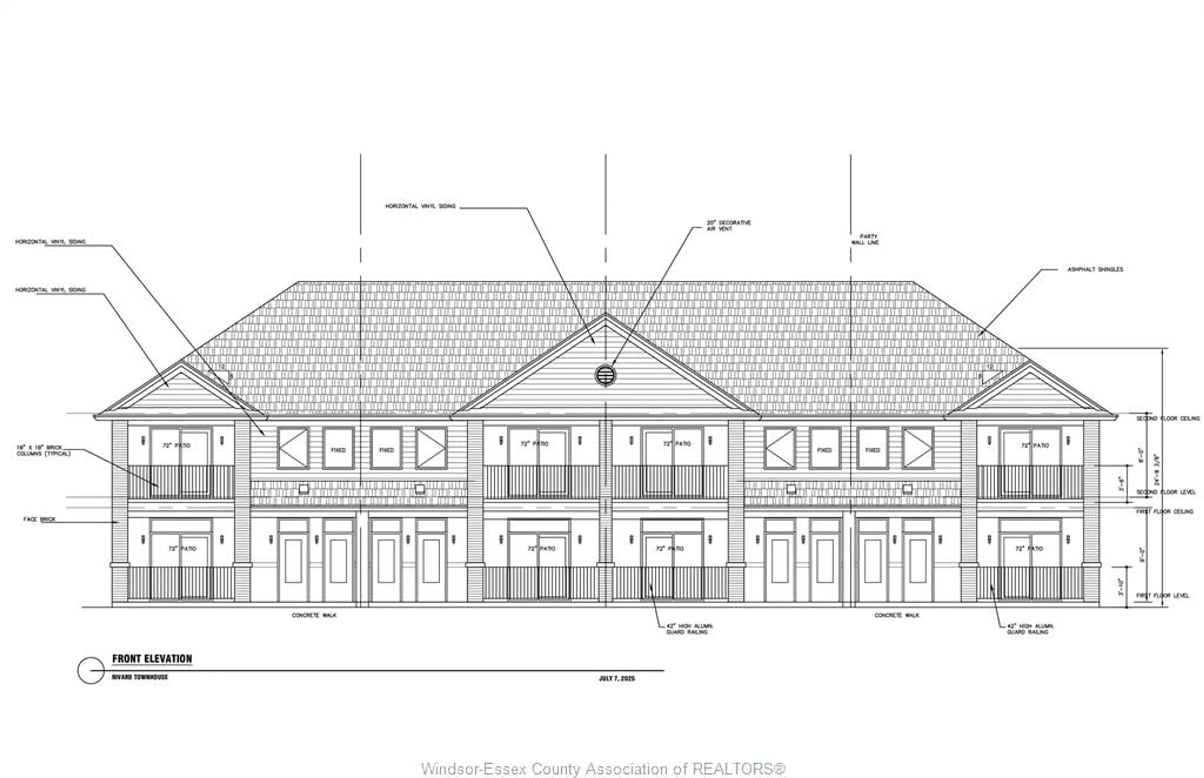 Floor plan for 3025 RIVARD, Windsor Ontario N8T 2J1