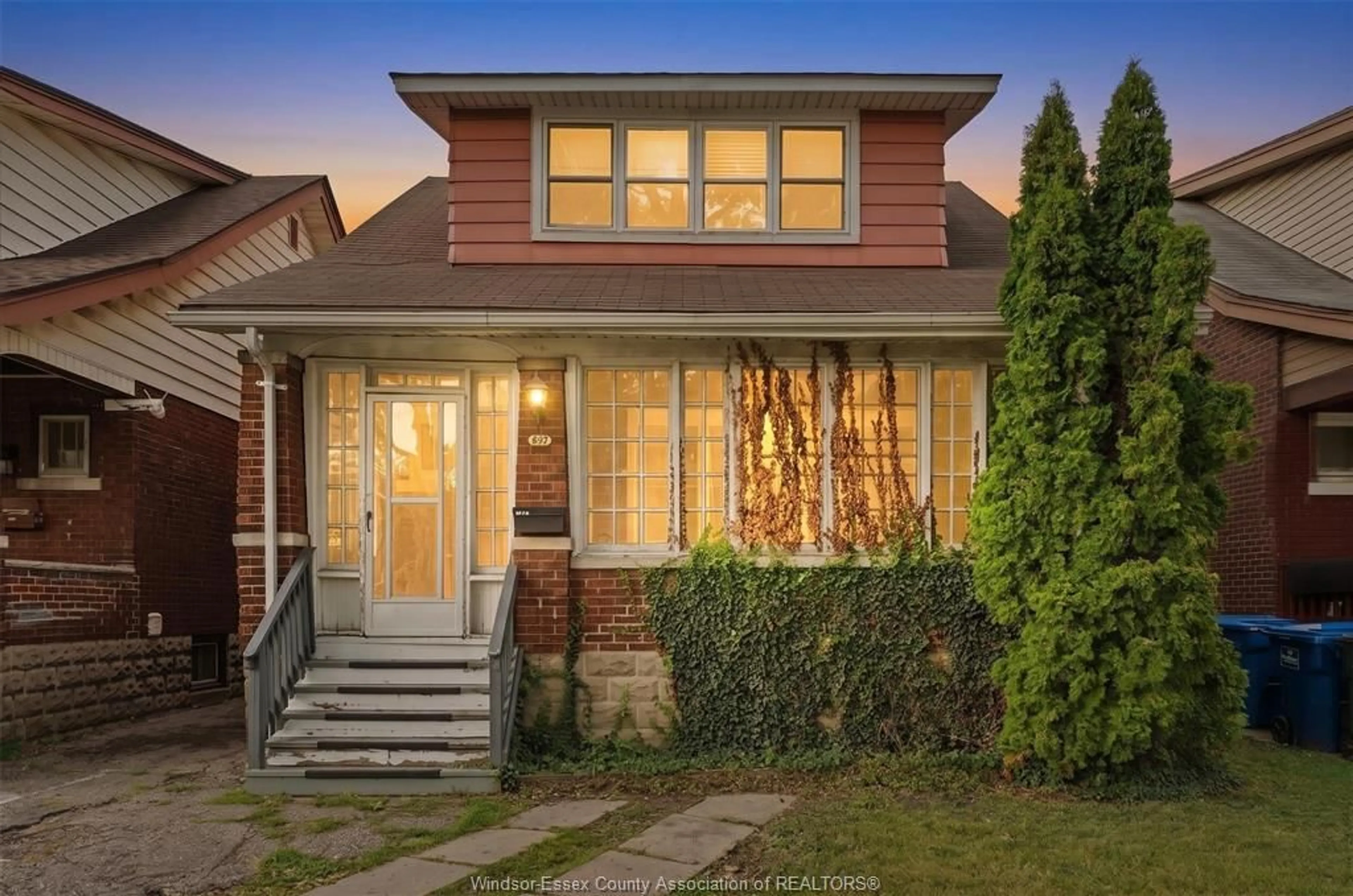 Home with brick exterior material, street for 497 RANKIN Ave, Windsor Ontario N9B 2R6