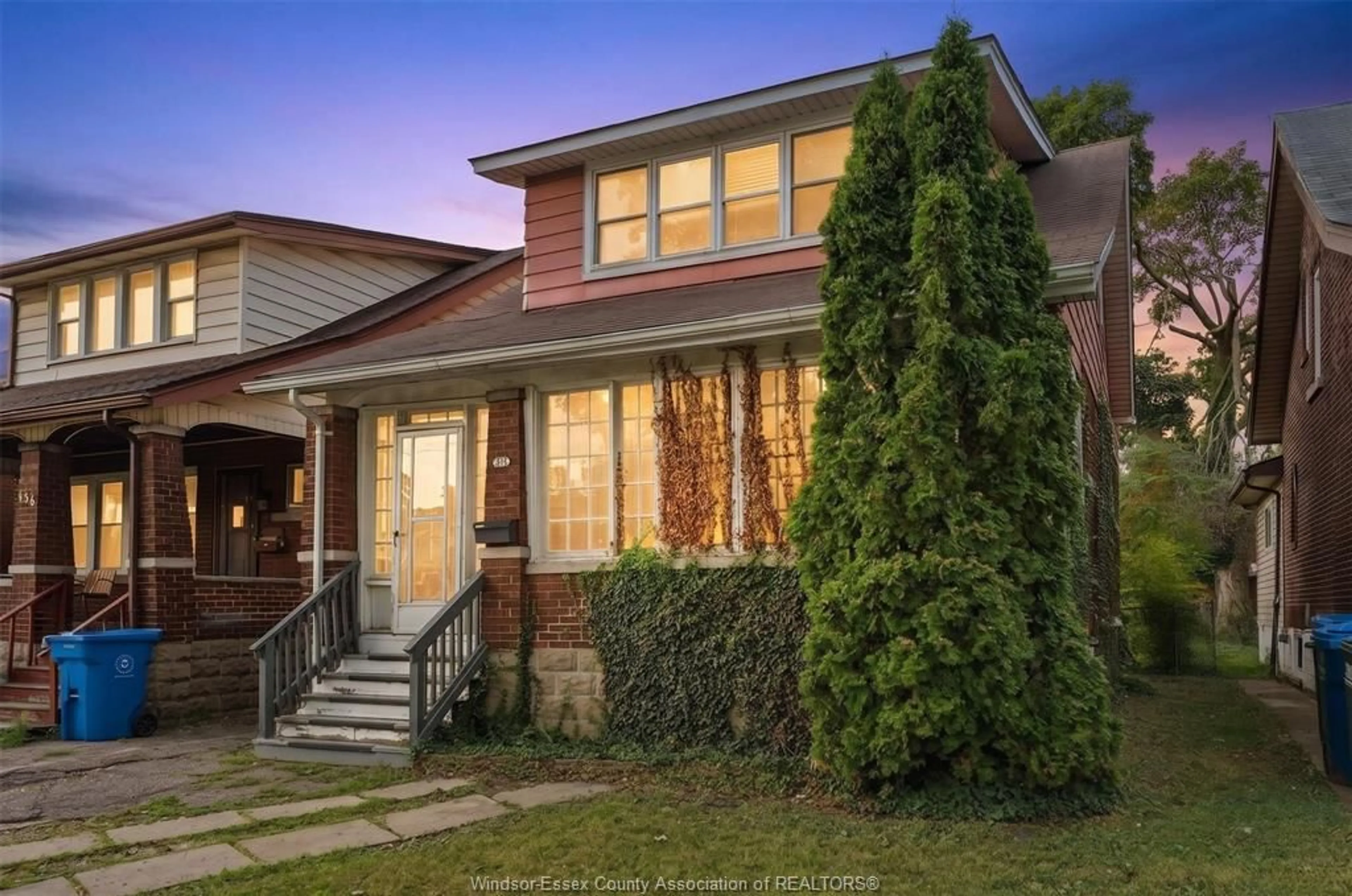 Home with brick exterior material, street for 497 RANKIN Ave, Windsor Ontario N9B 2R6