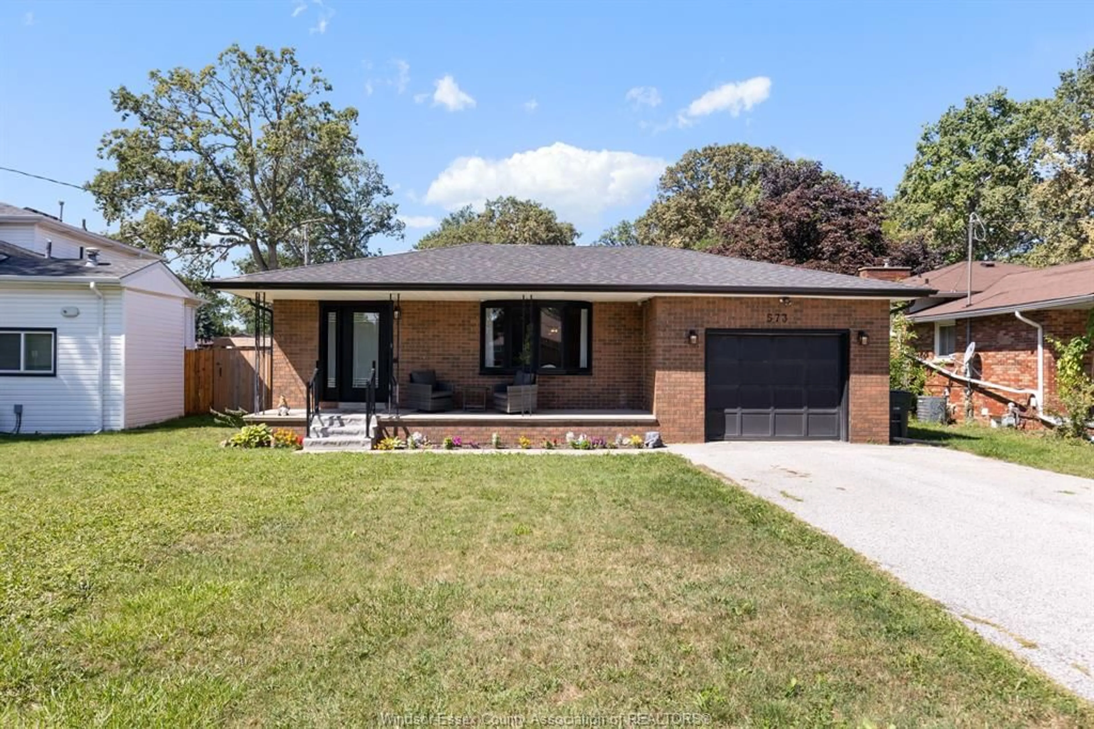 Home with brick exterior material, street for 573 LESPERANCE Rd, Tecumseh Ontario N8W 1W5