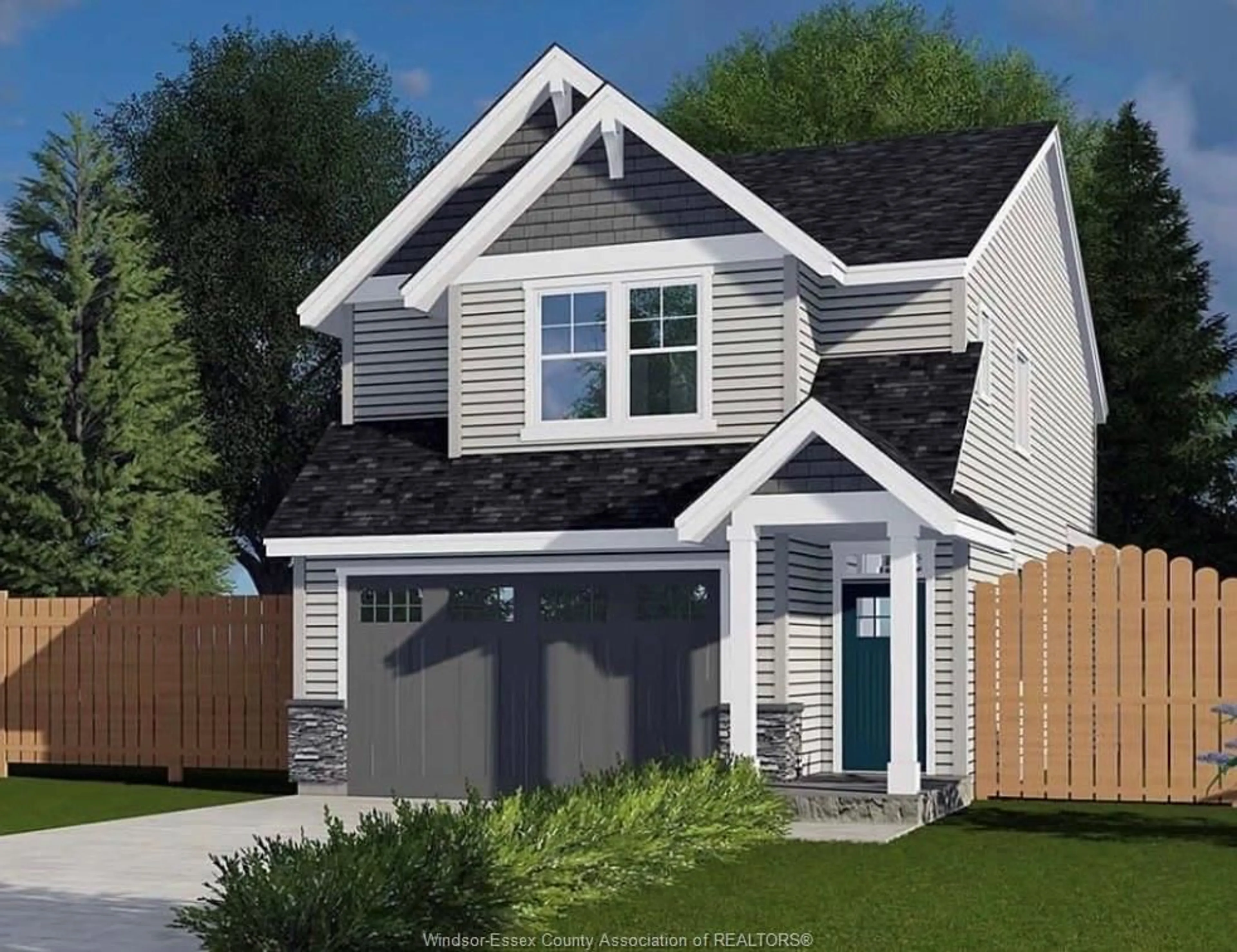 Home with vinyl exterior material, street for 352 MARLA Cres, Lakeshore Ontario N0R 1A0