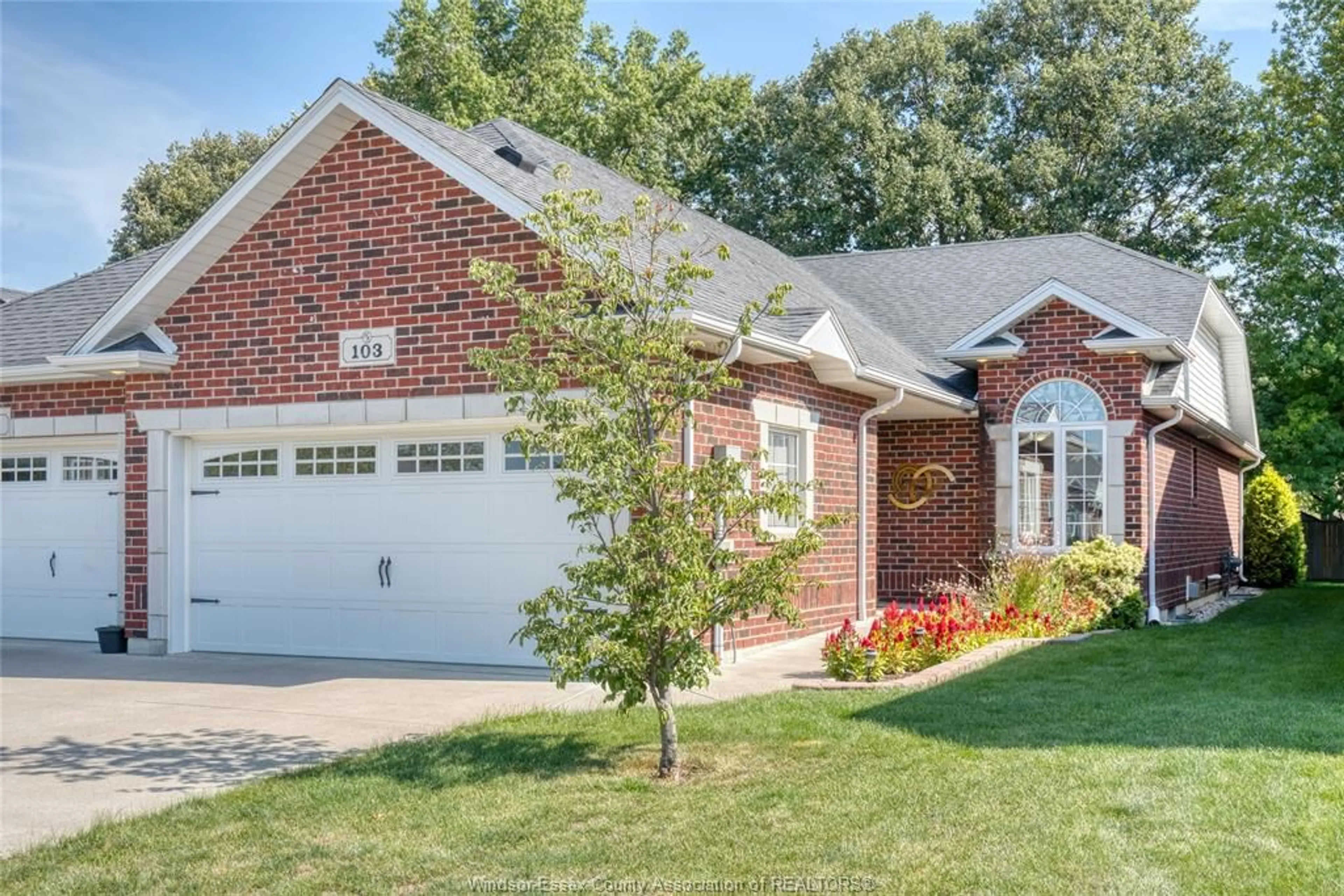 Home with brick exterior material, street for 103 KIMBALL Dr, Essex Ontario N8M 0B7