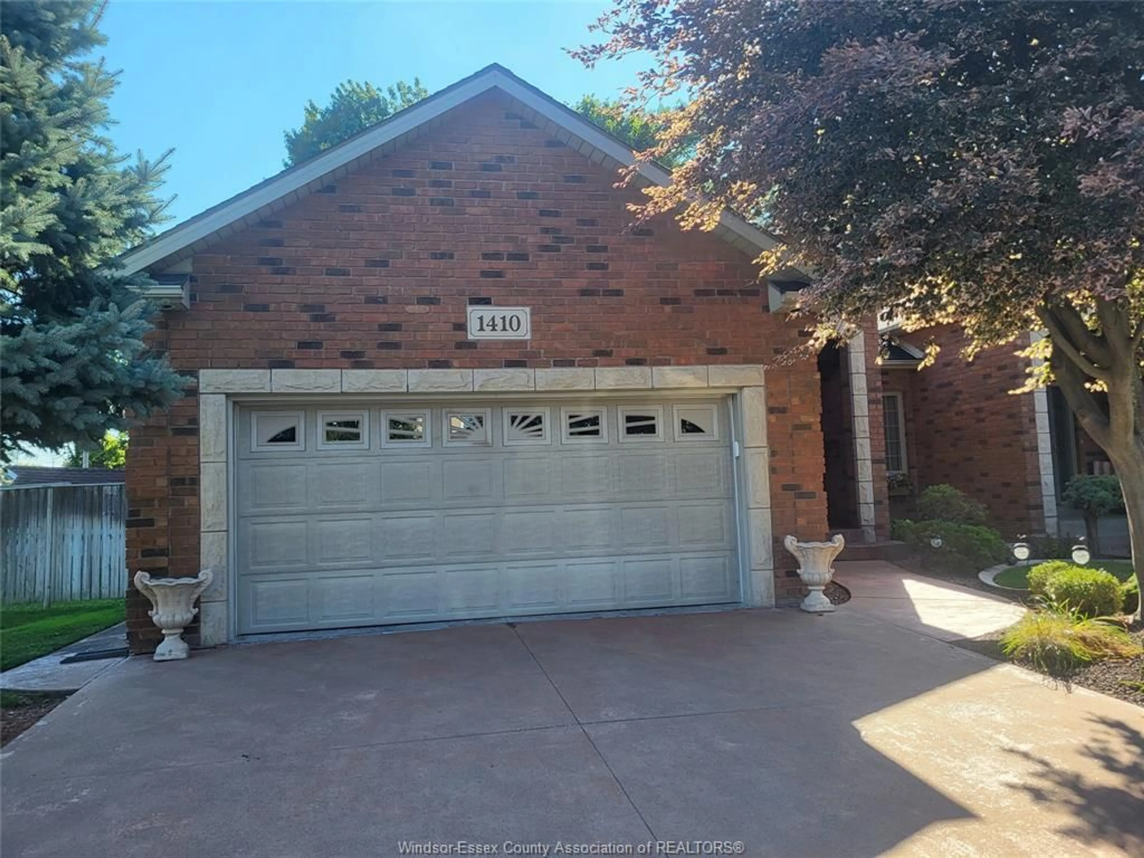 Home with brick exterior material, street for 1410 POISSON St, Tecumseh Ontario N8N 1T6