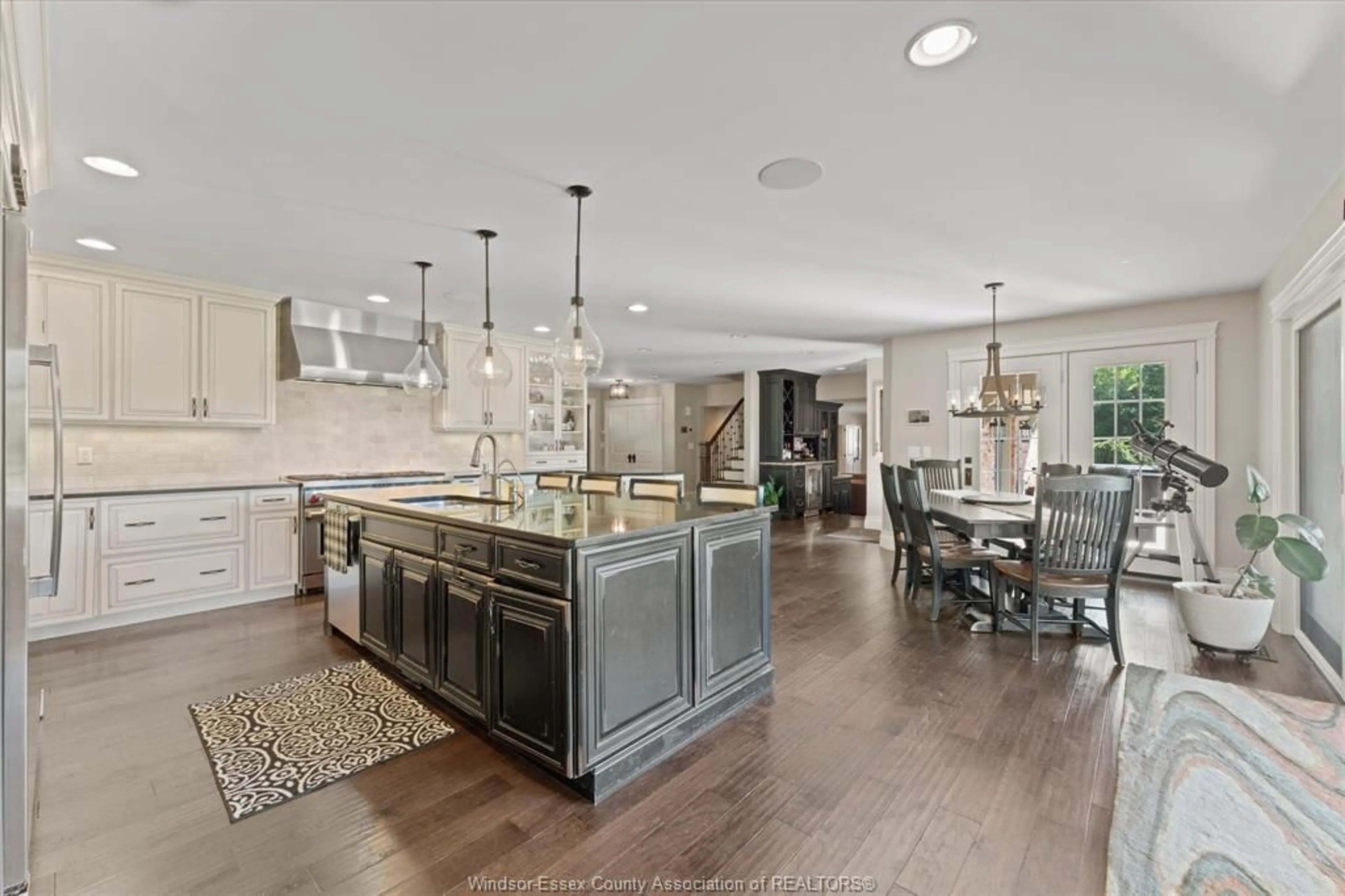 Open concept kitchen, ceramic/tile floor for 4897 4TH CONCESSION Rd, Harrow Ontario N0R 1G0