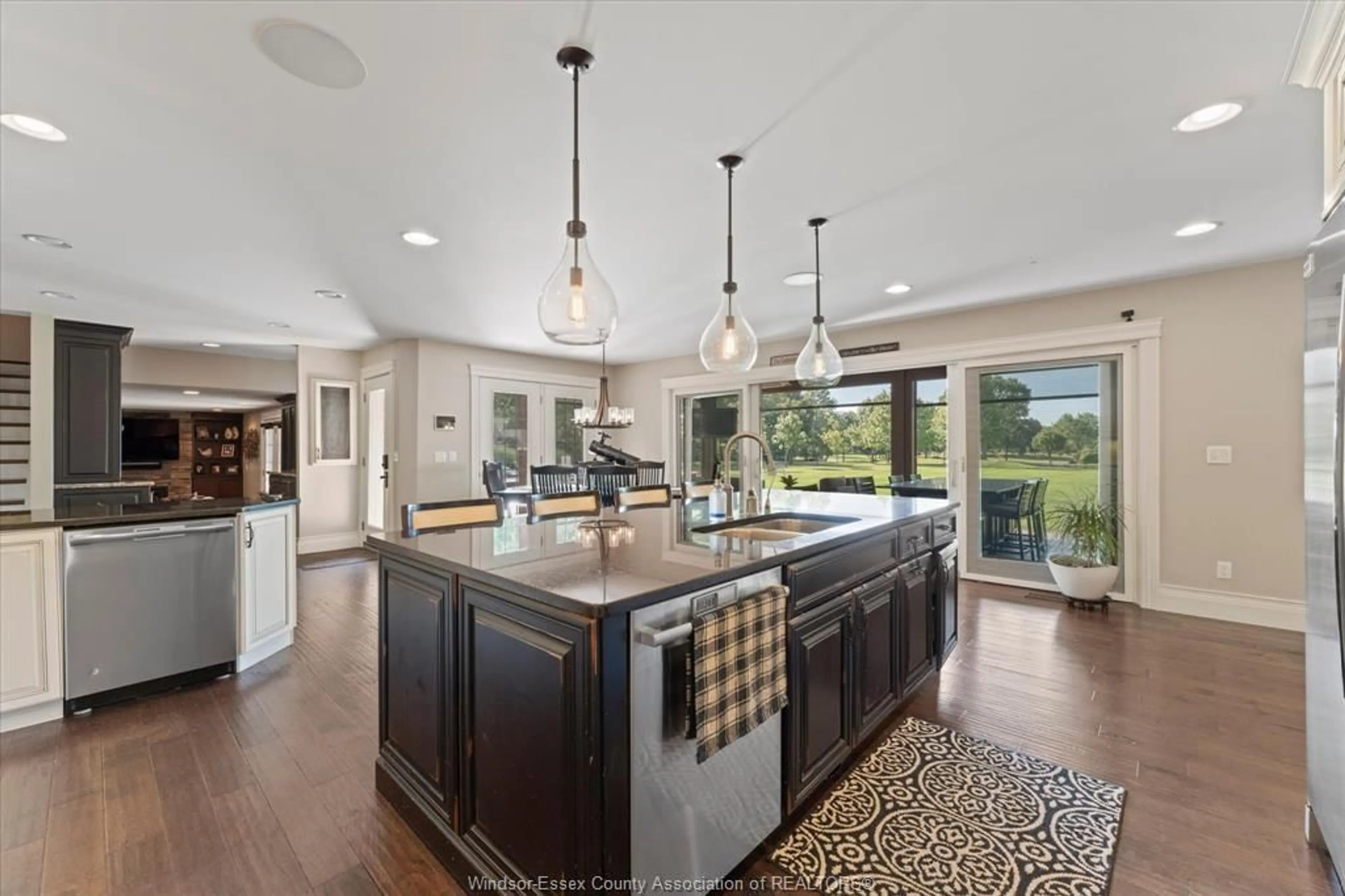 Open concept kitchen, ceramic/tile floor for 4897 4TH CONCESSION Rd, Harrow Ontario N0R 1G0