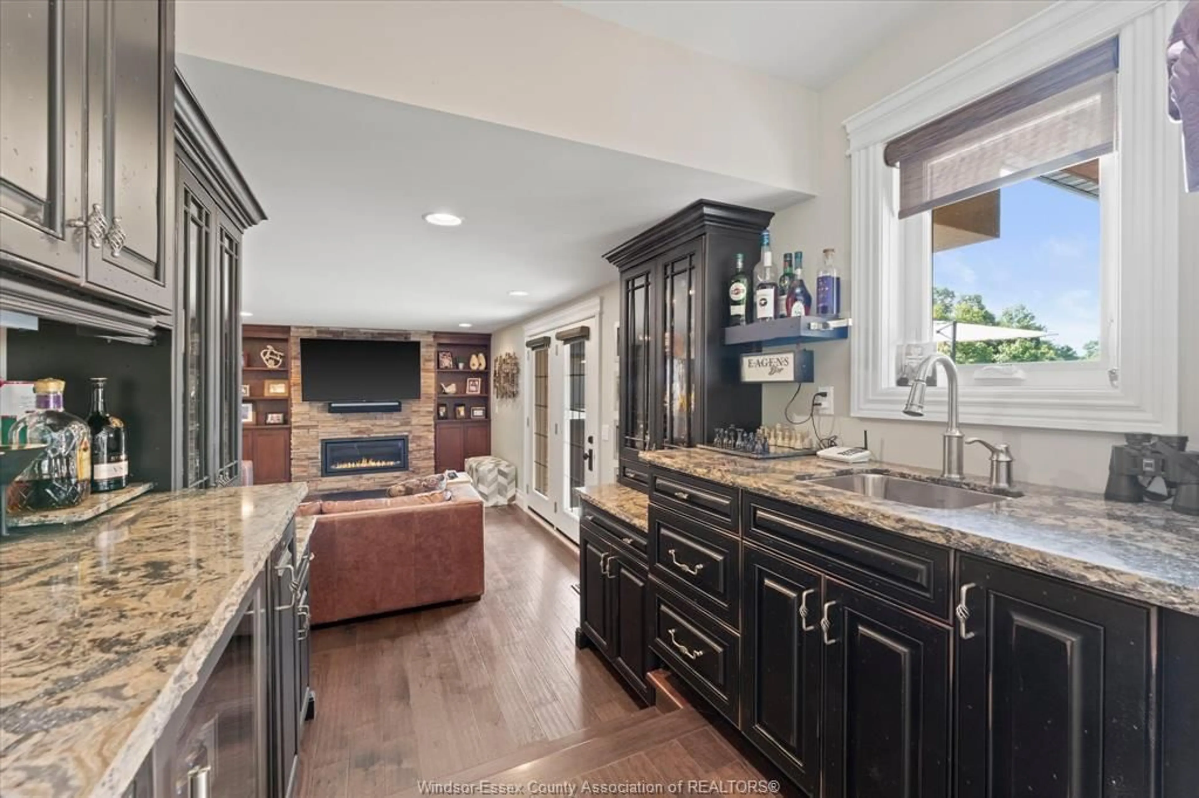 Open concept kitchen, ceramic/tile floor for 4897 4TH CONCESSION Rd, Harrow Ontario N0R 1G0