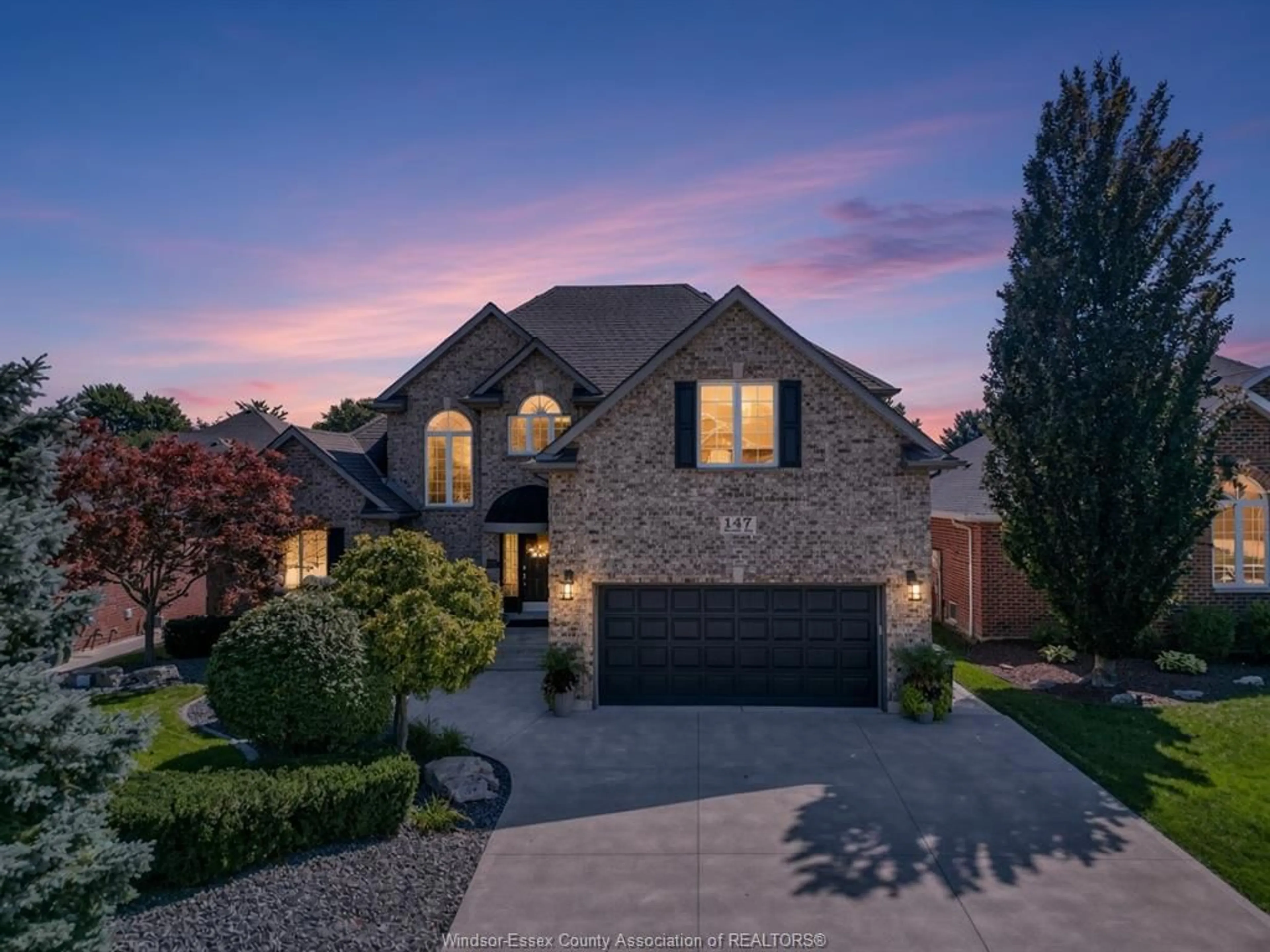 Home with brick exterior material, street for 147 Walstedt Way, Lakeshore Ontario N0R 1A0
