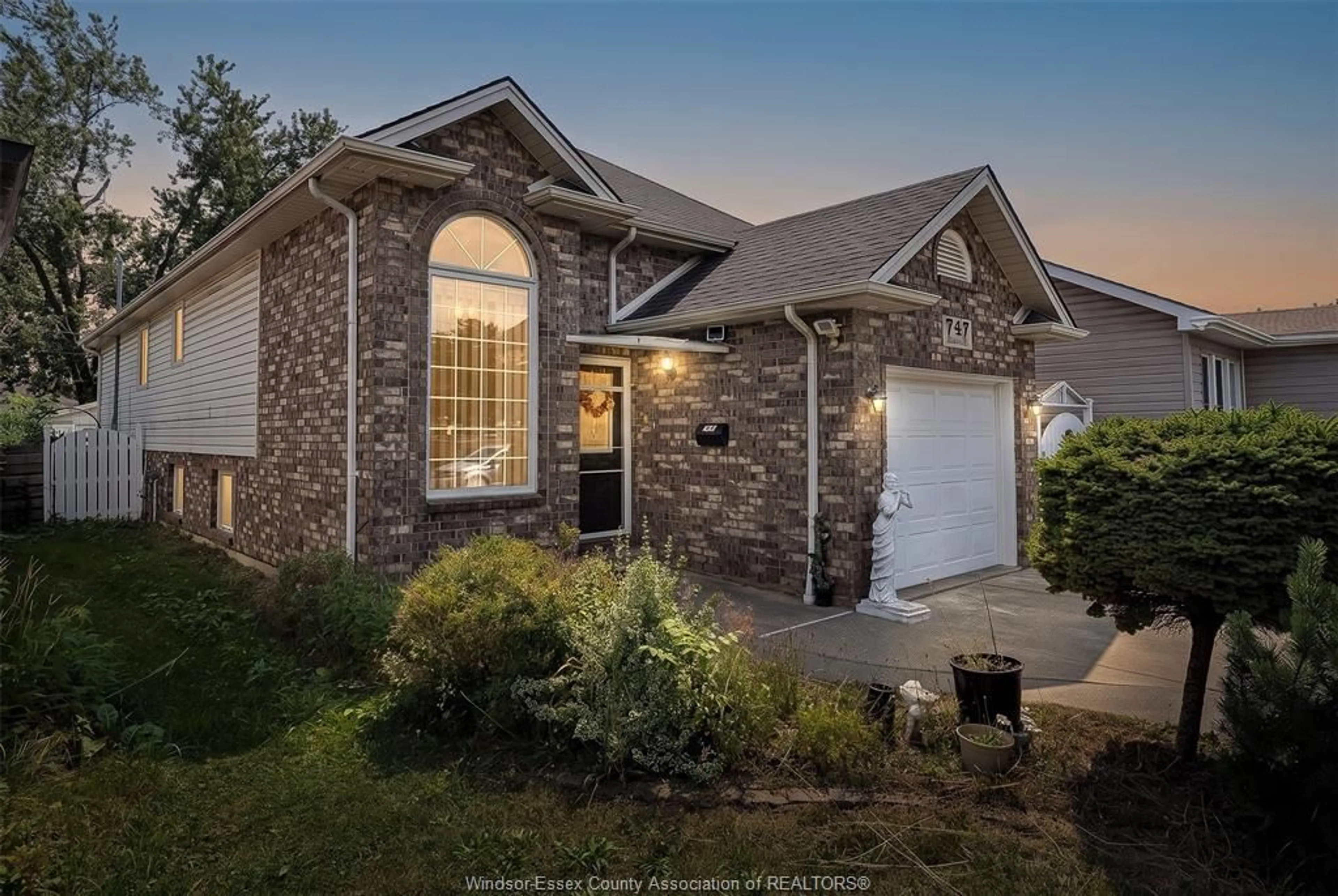 Home with brick exterior material, street for 747 EUGENIE, Windsor Ontario N8X 2Y6