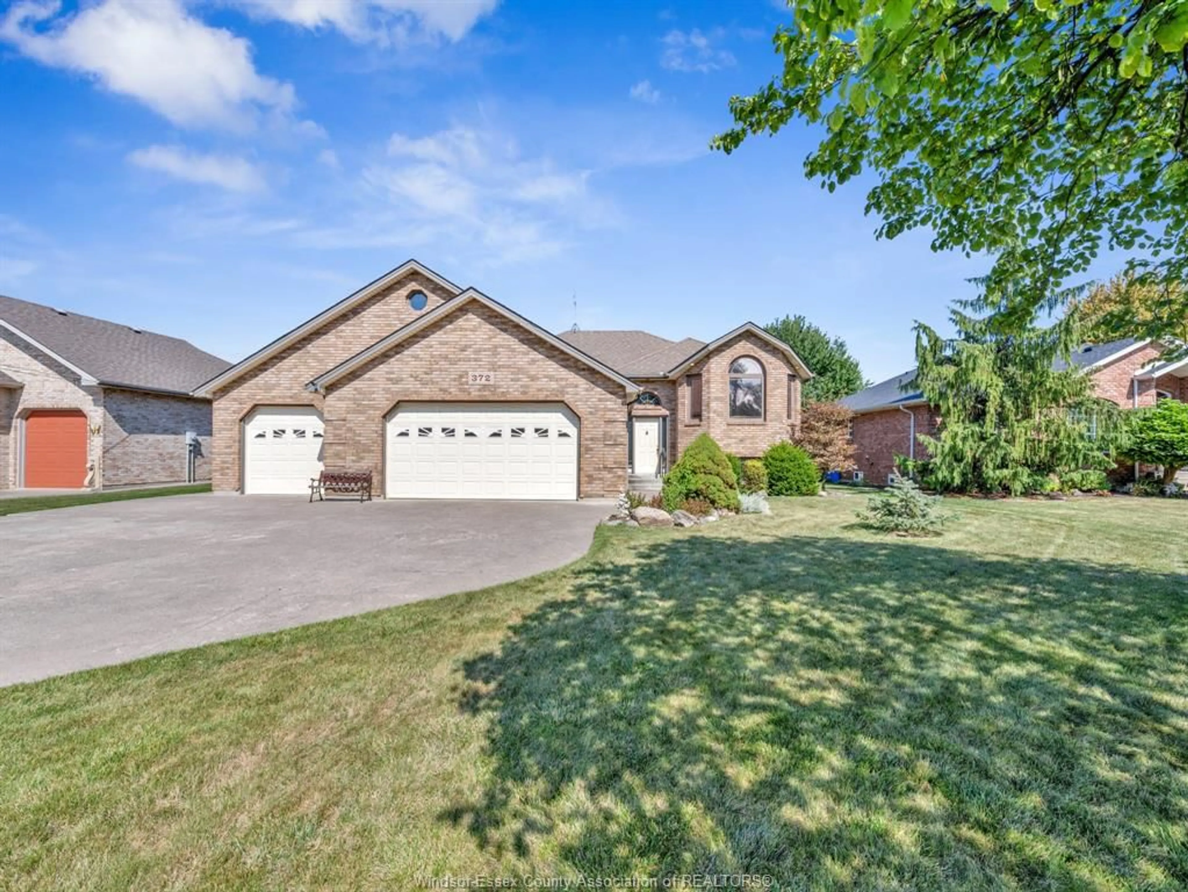 Home with brick exterior material, street for 372 EAST PUCE RIVER Rd, Lakeshore Ontario N8L 0C6