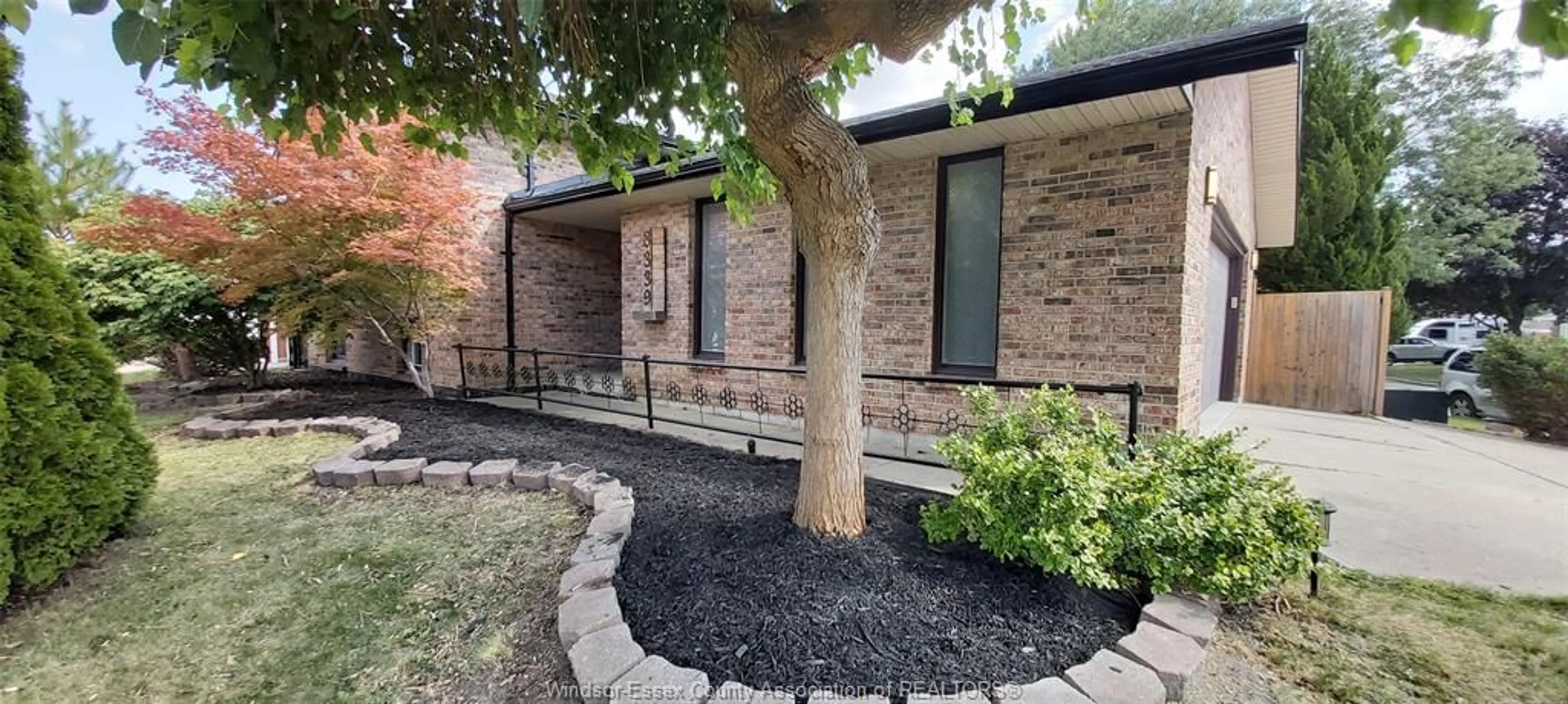 Home with brick exterior material, street for 8339 KINGSTON Cres, Windsor Ontario N8S 4R7