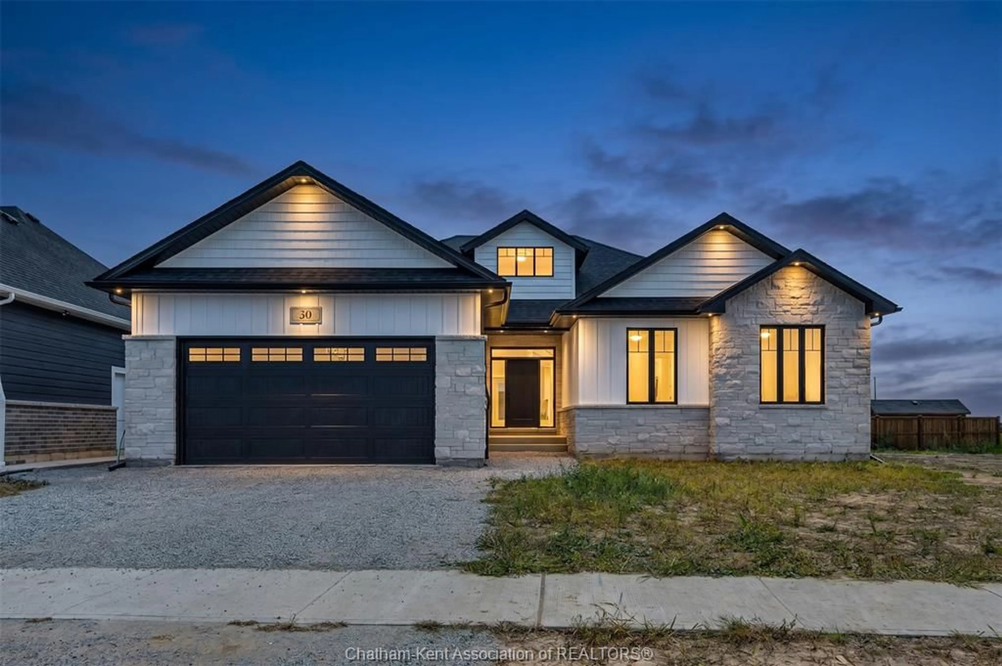 Home with brick exterior material, street for 30 ROSEWOOD Cres, Chatham Ontario N7M 0V4