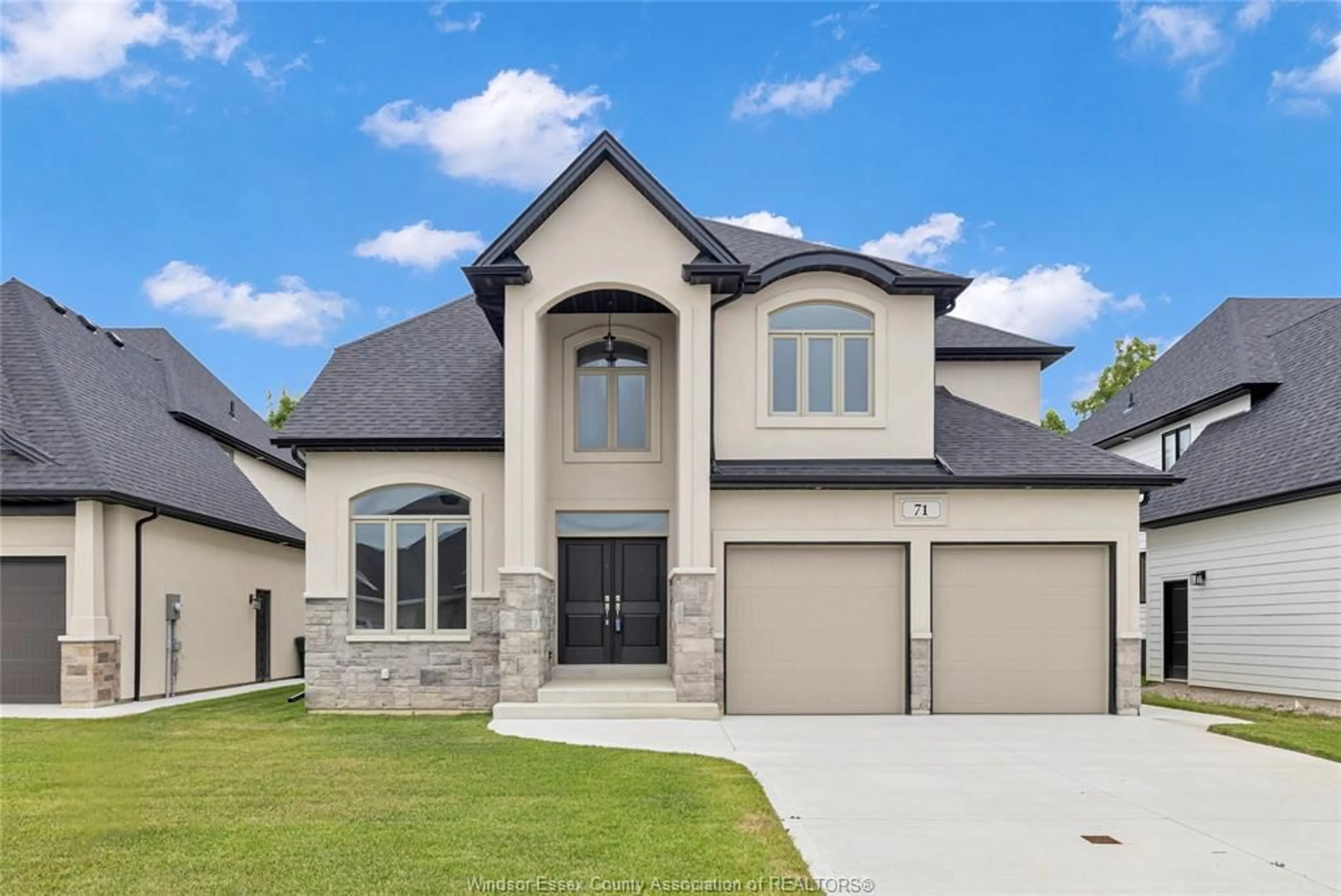 Home with brick exterior material, street for 71 REDWOOD, Kingsville Ontario N0R 1B0